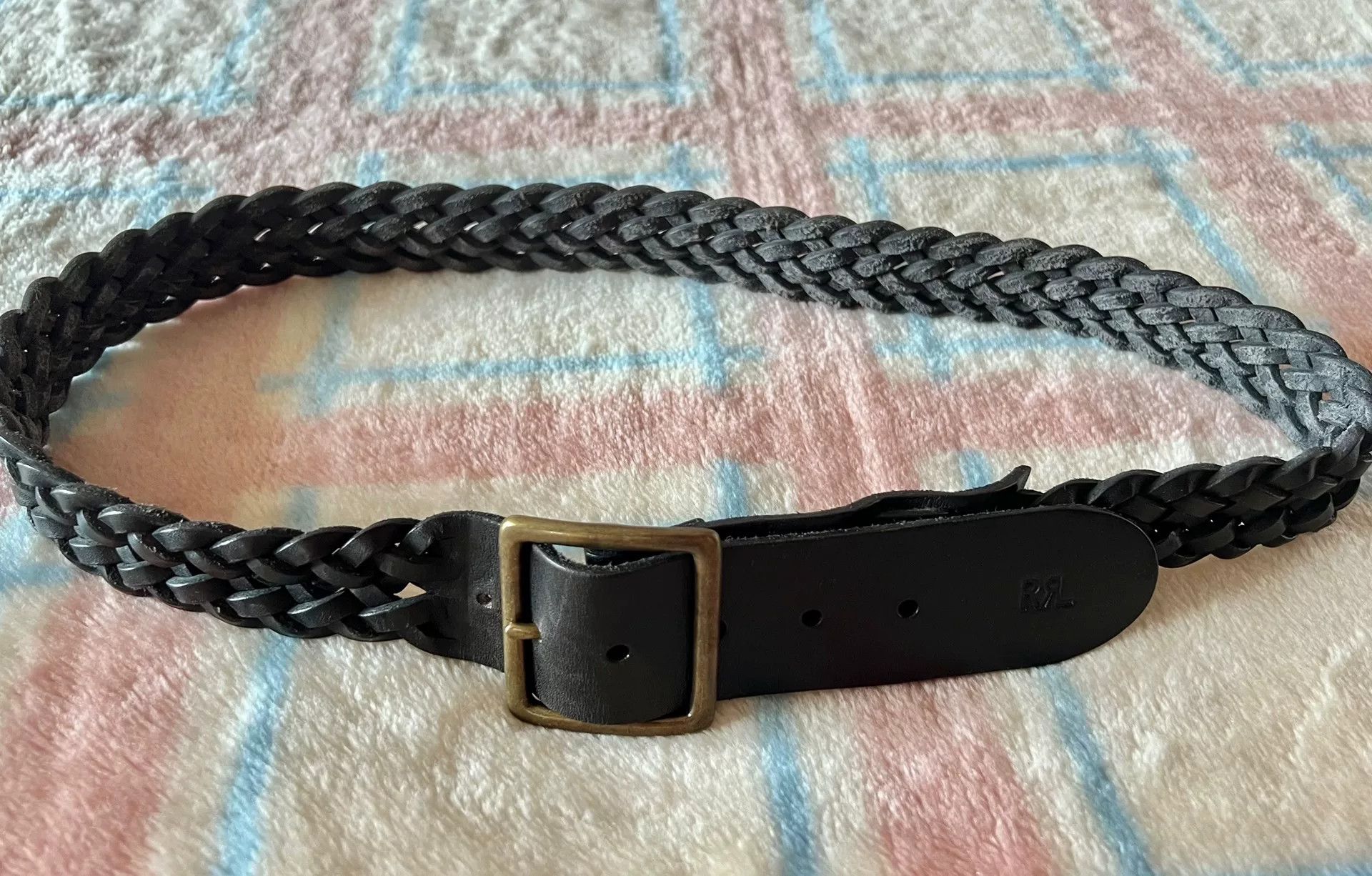 RRL Ralph Lauren Authentic RRL braided Leather Belt | Grailed display picture 1