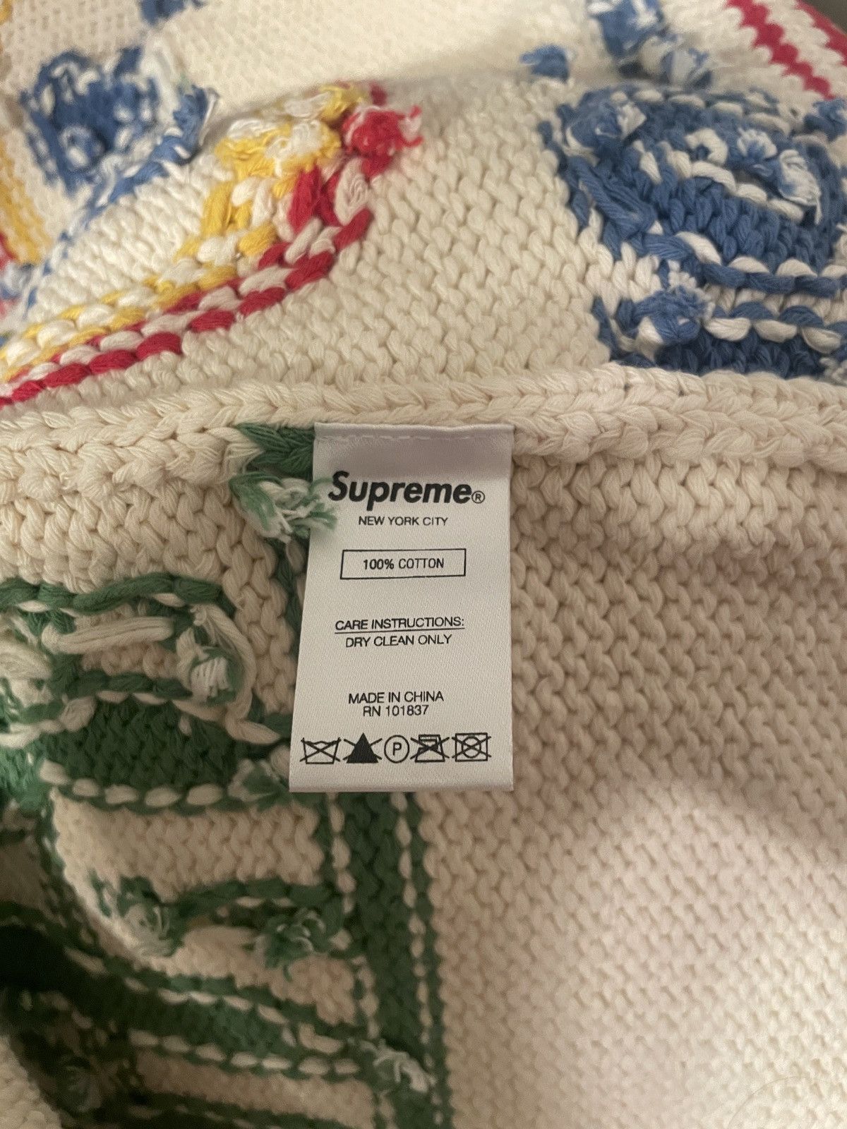 Hysteric Glamour × Supreme Supreme/Hysteric Glamour Logos Zip Up Sweater Size US M / EU 48-50 / 2 - 5 Thumbnail