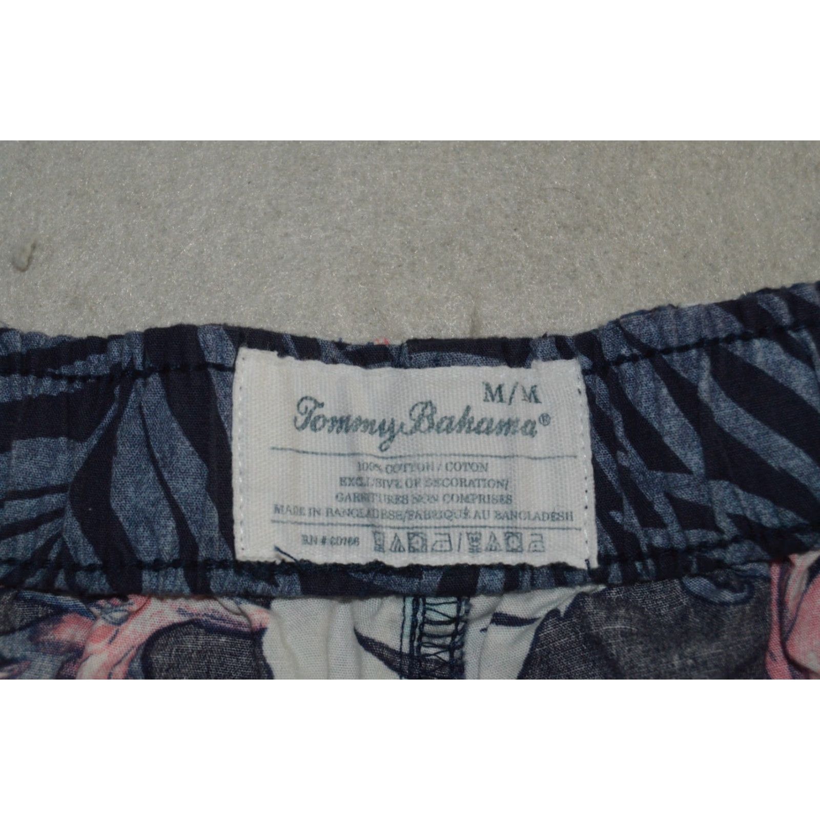 Tommy Bahama Tommy Bahama Swim Shorts Men M Multicolor Floral Drawstring Casual 100% Cotton Beach Hawaiian Shorts Mens Size US 31 - 3 Thumbnail