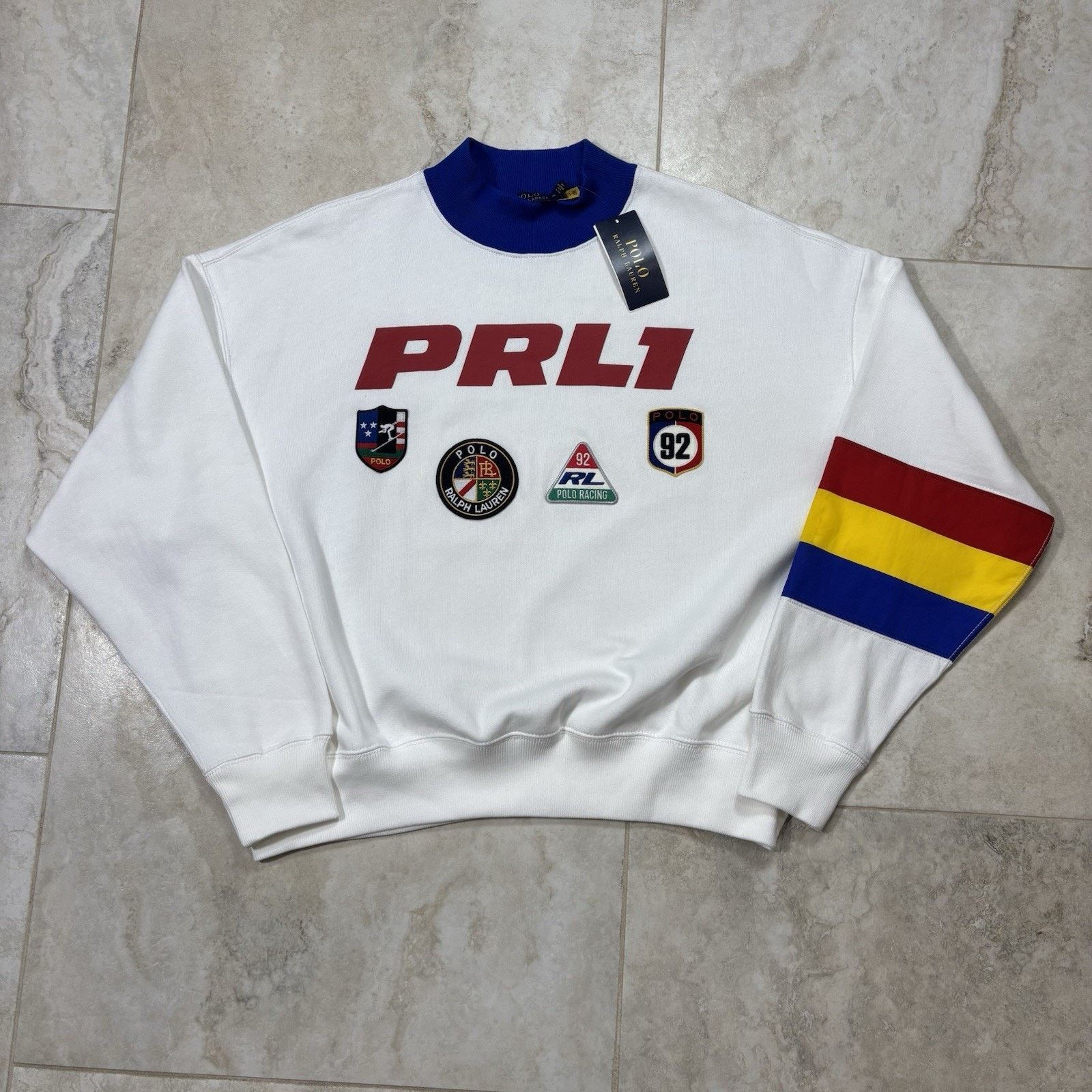 Polo Ralph Lauren NWT Polo Ralph Lauren Sweatshirt Wmns Med Sport Ski Racing Size M / US 6-8 / IT 42-44 - 1 Thumbnail