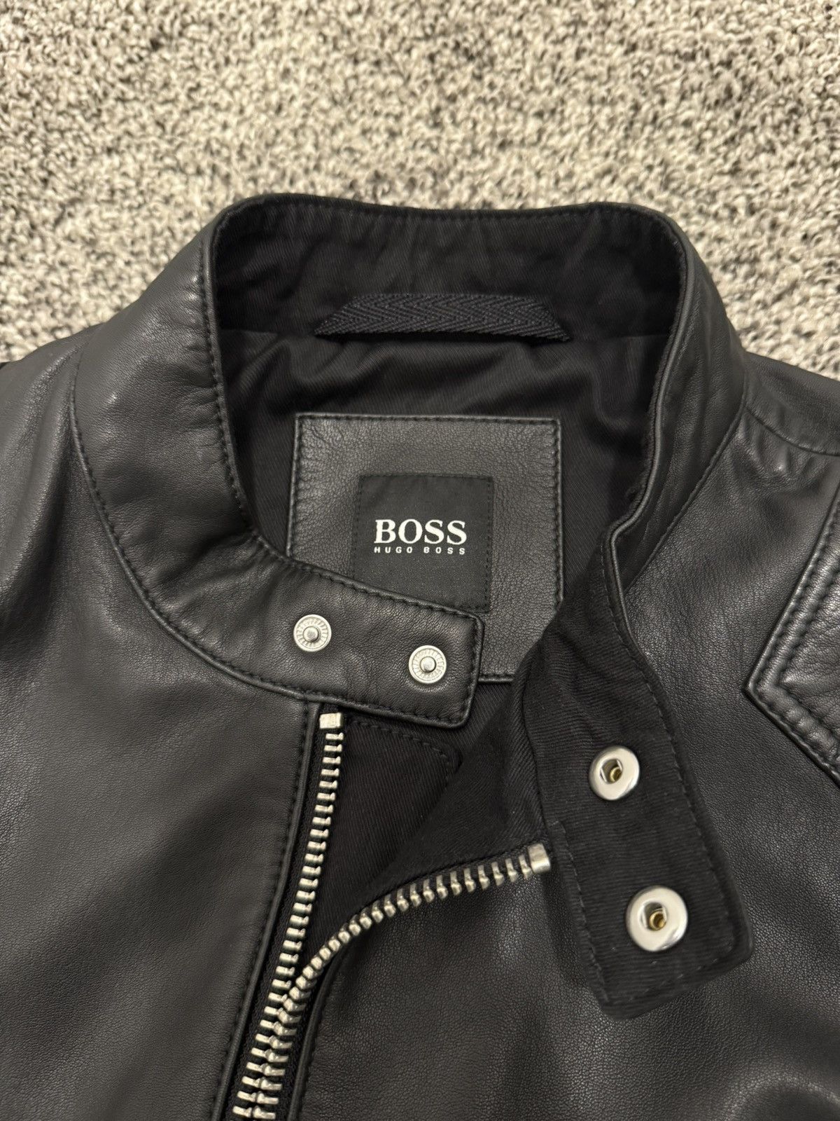 Hugo Boss Hugo Boss Leather Jacket Size US M / EU 48-50 / 2 - 3 Thumbnail