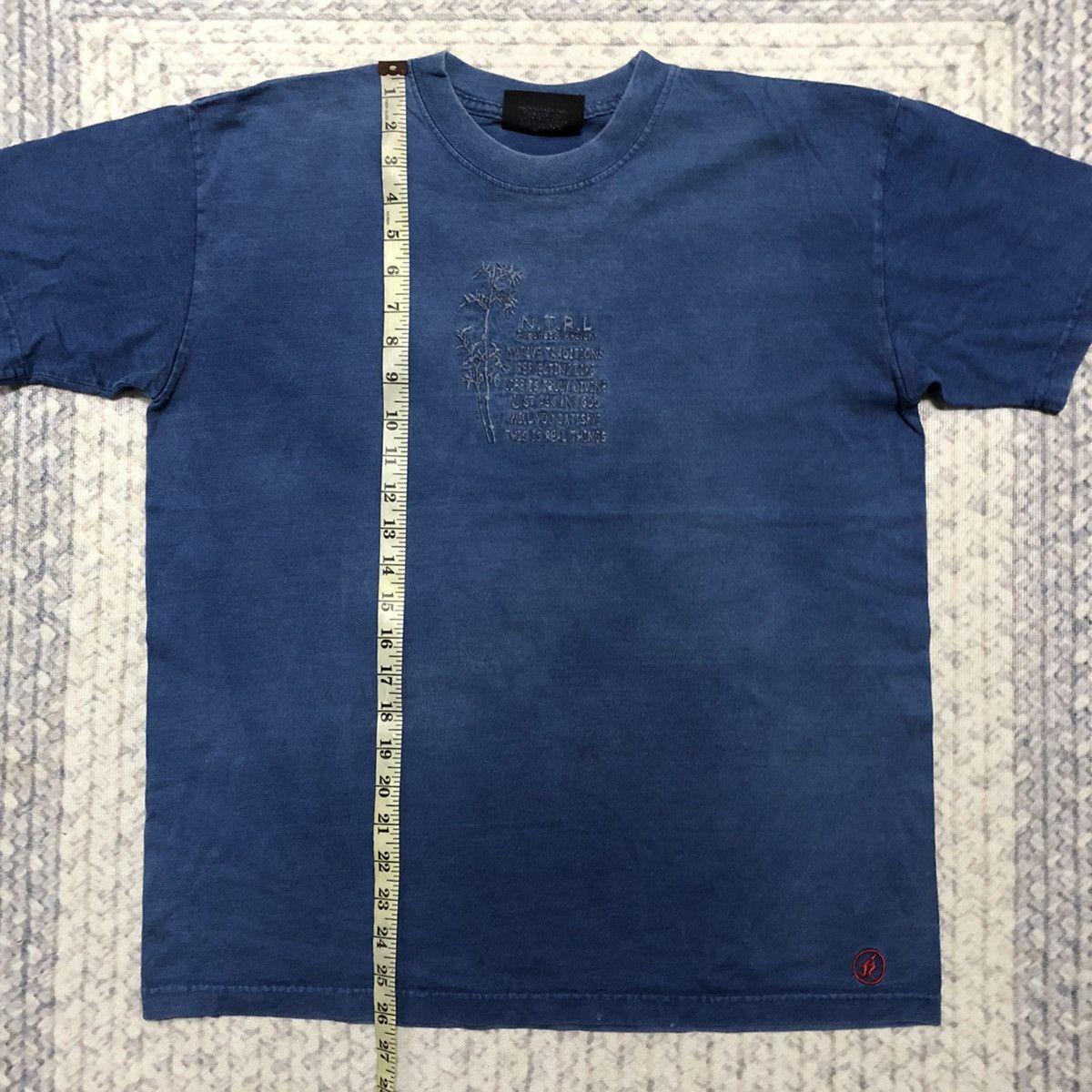 Japanese Brand × Vintage Rare Faded Vintage Japanese Ancient ‘N.T.R.L’ Quote Tees Size US L / EU 52-54 / 3 - 13 Thumbnail