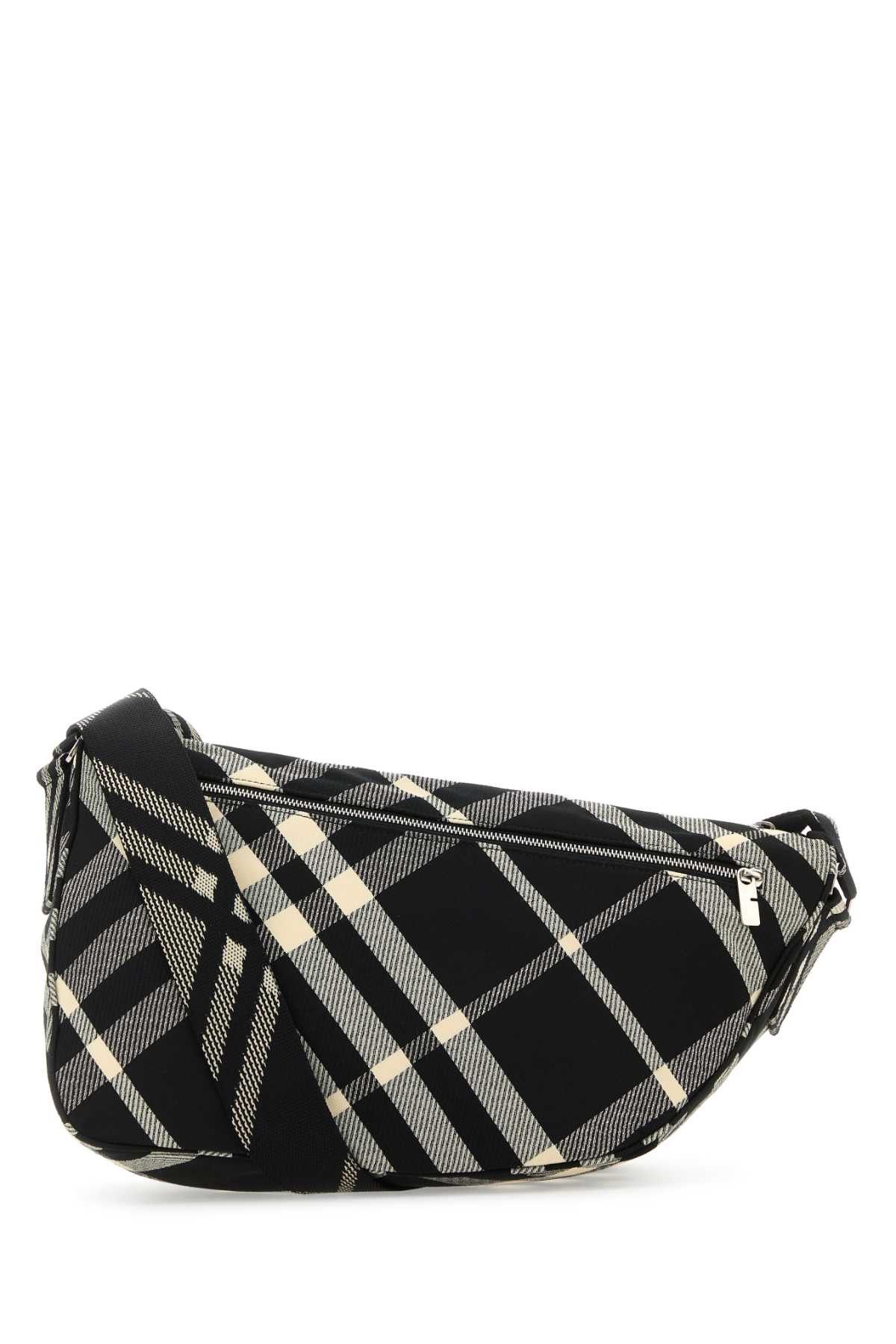 Burberry Embroidered Fabric Check Belt Bag | Grailed