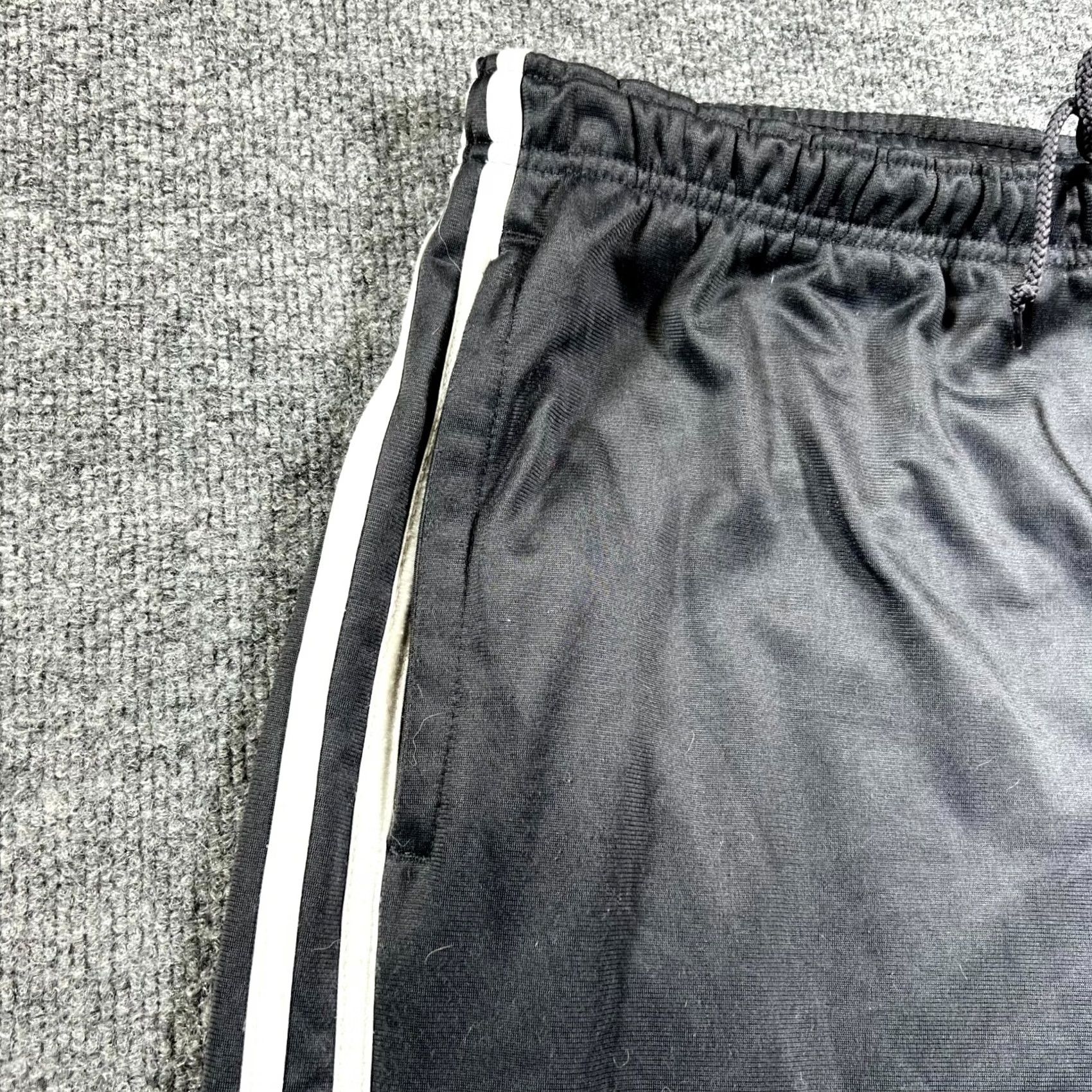 Vintage Franklin Sports Track Pants Mens XL Black Drawstring Straight Leg Performance Size US 36 / EU 52 - 6 Thumbnail