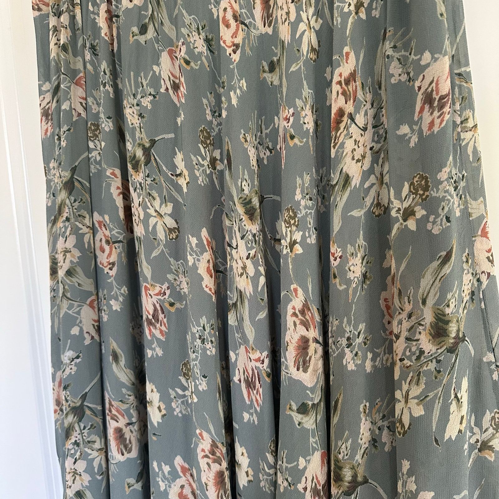 Other Women's Maxi 90s Full Flowy Floral Skirt Sarah Arizona XL Size 36" / US 14 / IT 50 - 2 Thumbnail