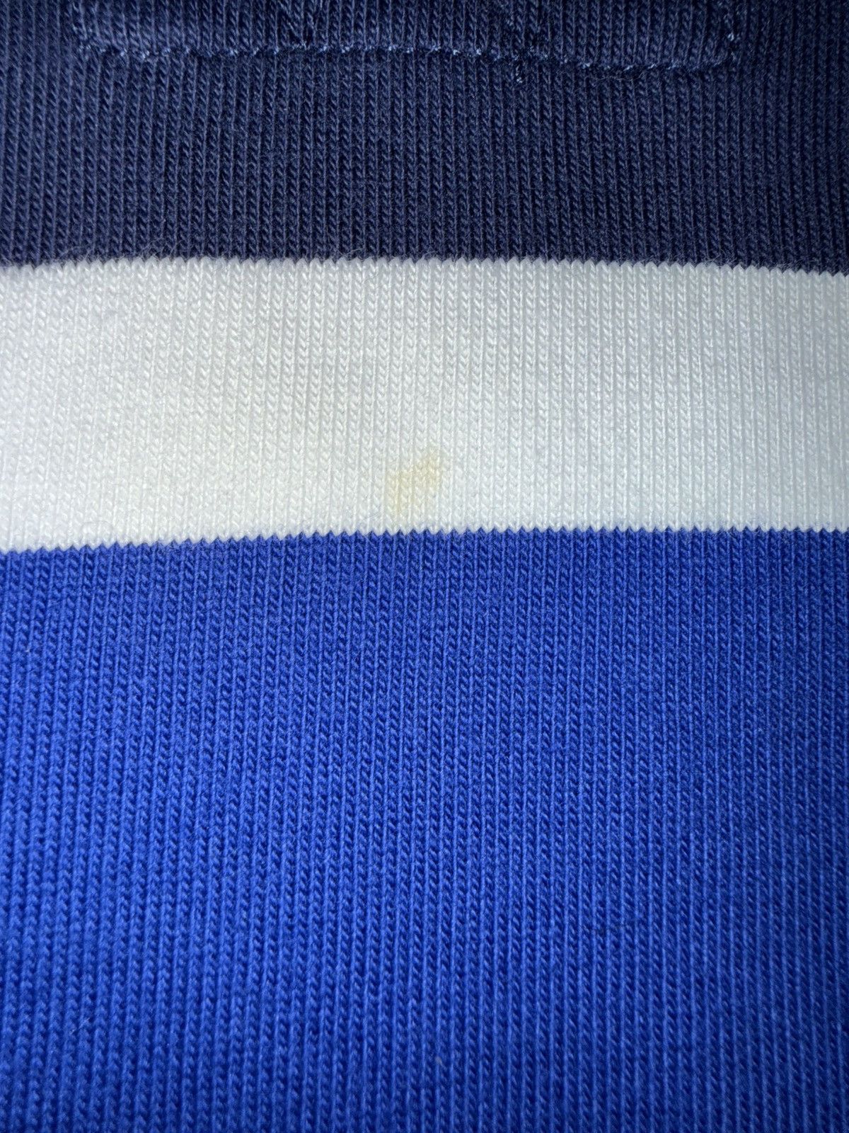 Polo Ralph Lauren Polo Ralph Lauren Blue Stripe Rugby Shirt L Size US L / EU 52-54 / 3 - 6 Thumbnail