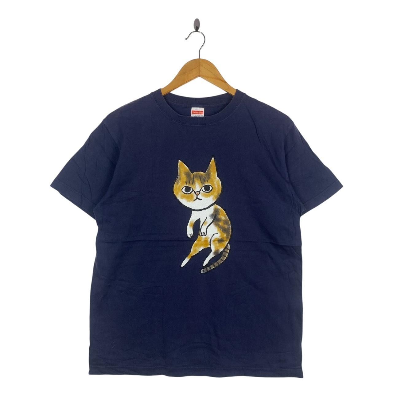 Vintage Vintage ANIME JAPAN NEKO Cat Cartoon Manga Painting Tee Size US M / EU 48-50 / 2 - 1 Thumbnail