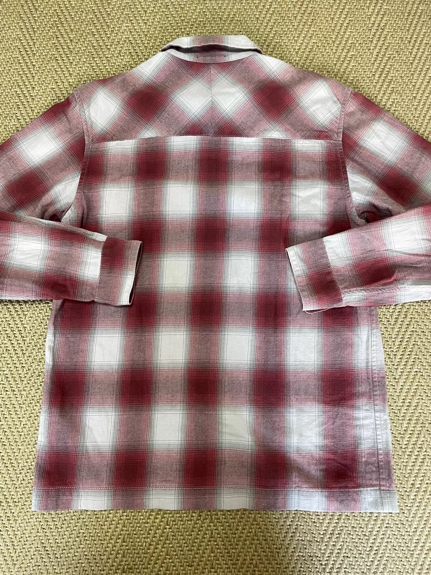 Wtaps WTAPS VATOS Psychedelic Red Check LS Shirt M (Worn 2x) Size US M / EU 48-50 / 2 - 2 Thumbnail