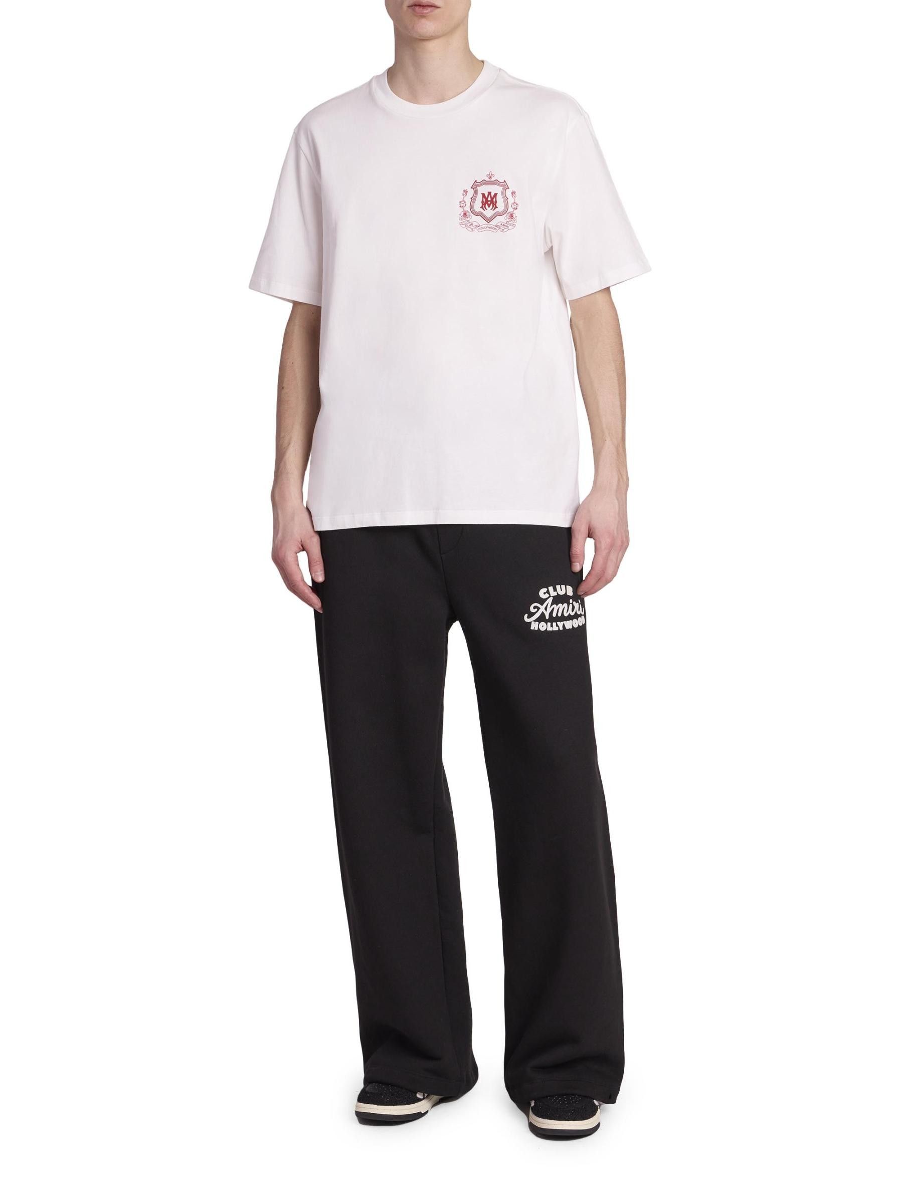 Amiri os11x1225 Ma Crest Cotton T-Shirt in White Size US S / EU 44-46 / 1 - 6 Thumbnail