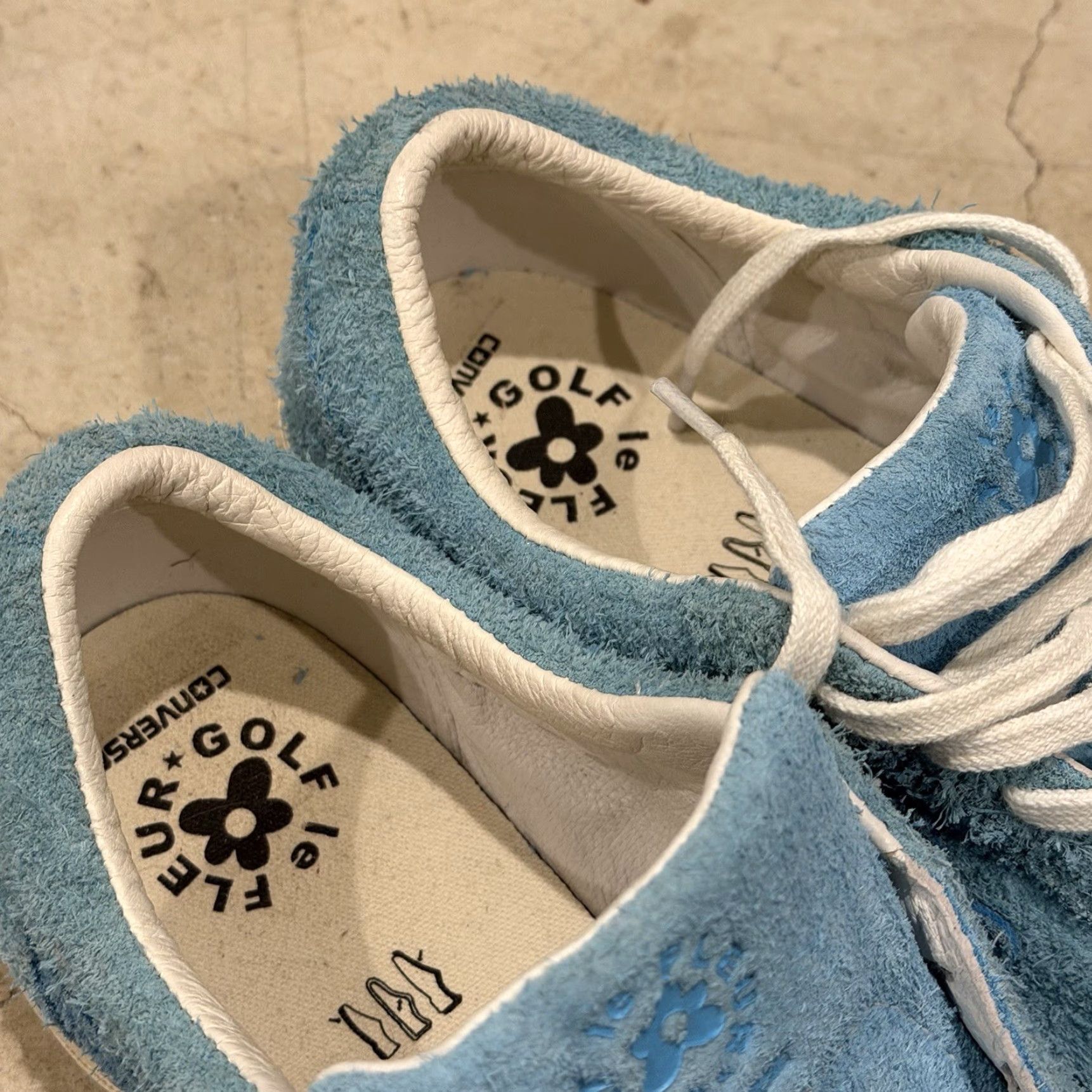 Converse Converse Golf Le Fleur x One Star Ox Bachelor Blue Suede Sneakers Mens Size 9.5 Size US 10 / EU 43 - 3 Thumbnail