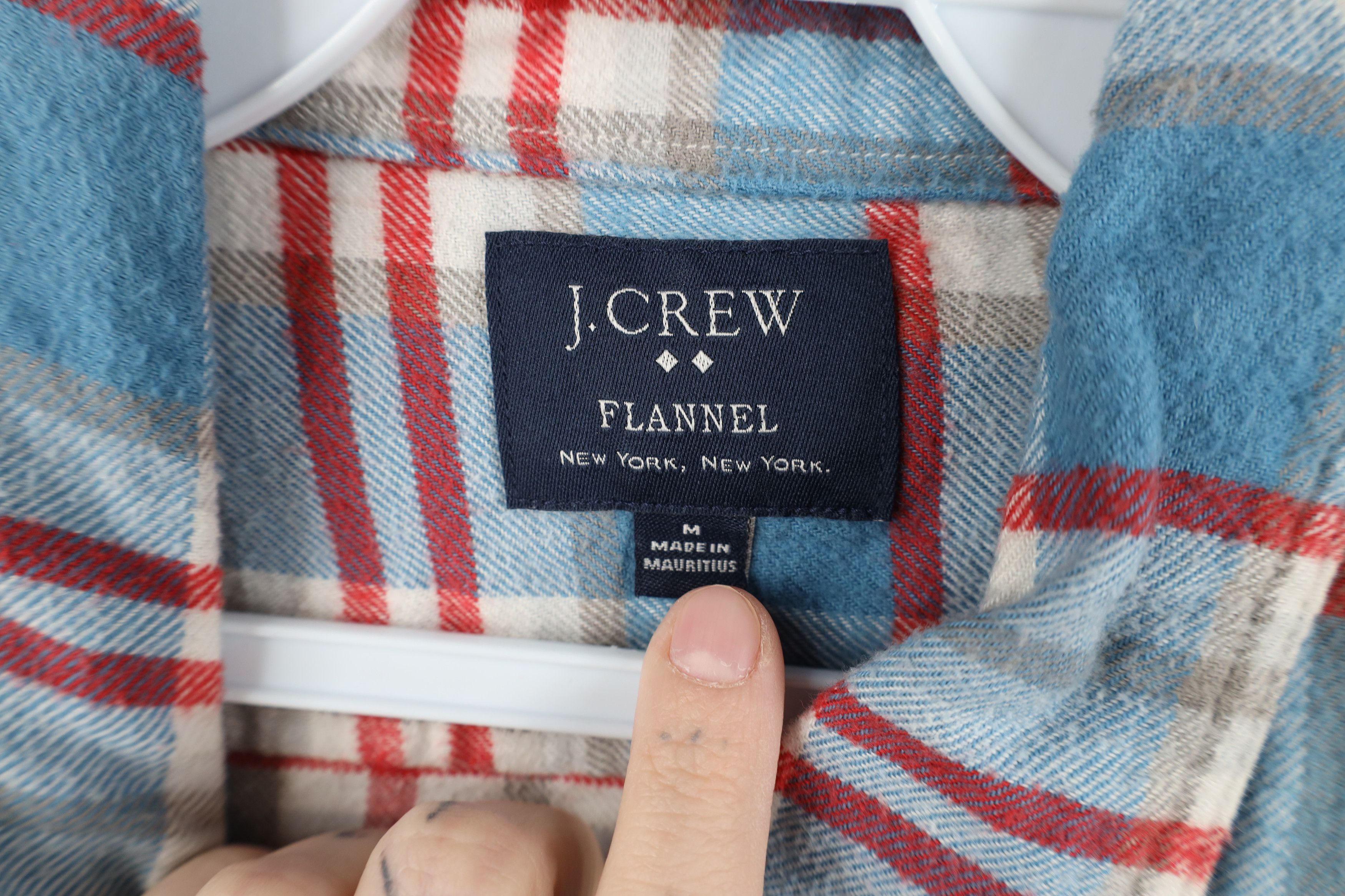 J.Crew × Vintage Vintage J Crew Long Sleeve Collared Button Shirt Plaid Size US M / EU 48-50 / 2 - 7 Thumbnail