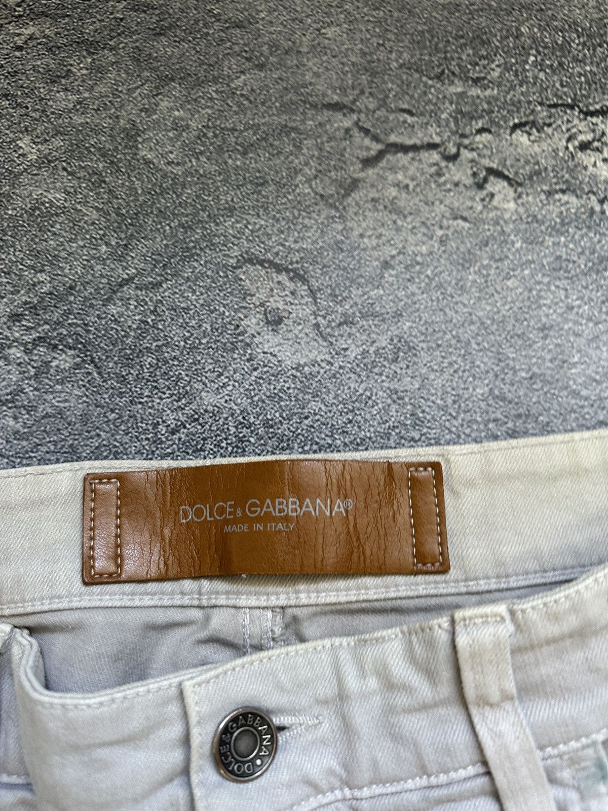 Dolce & Gabbana D&G 14 Stretch Beige Denim Pants | Made in Italy | Size 48 Size US 32 / EU 48 - 4 Thumbnail