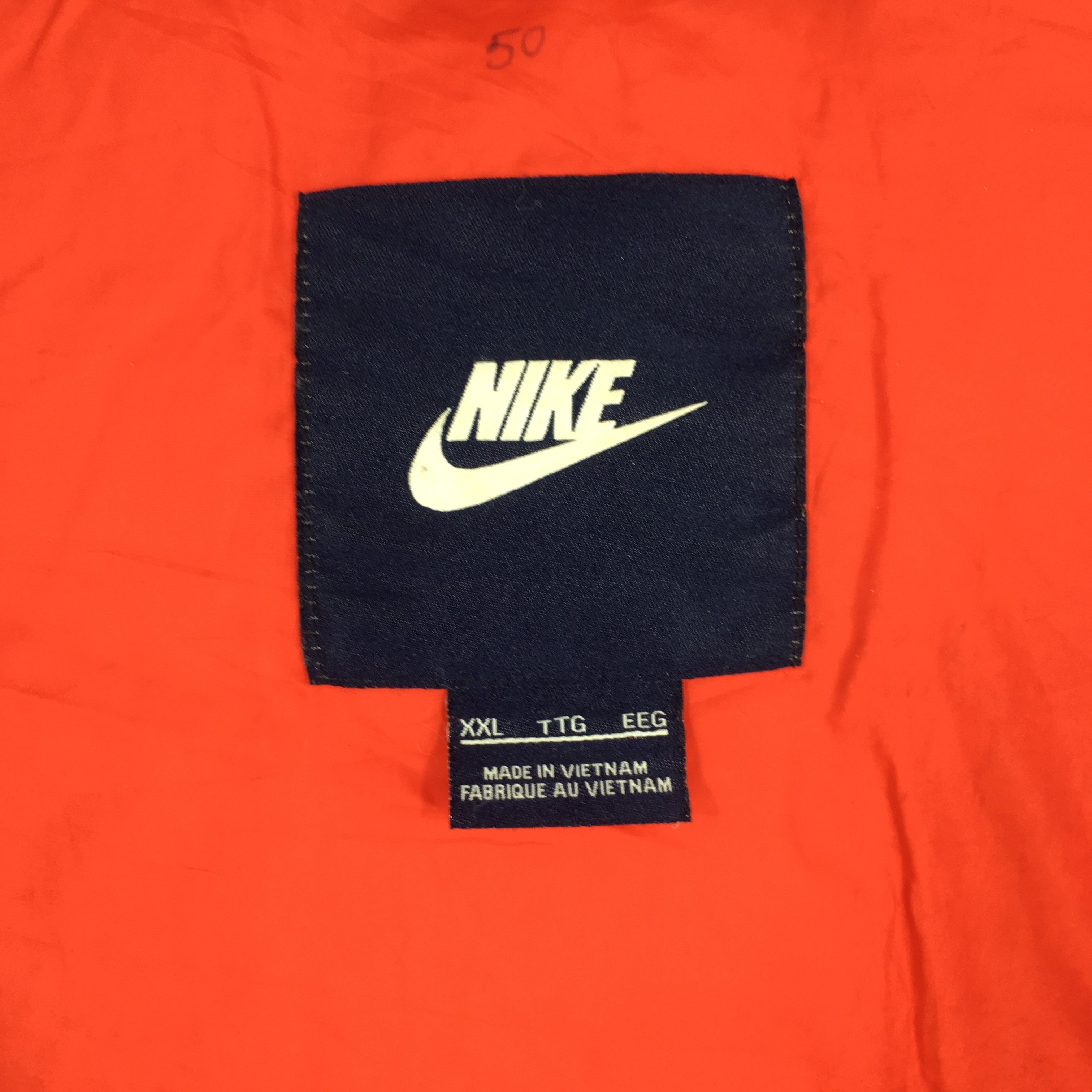 Nike Vintage Y2K Nike Swoosh Blue Puffer Jacket XXL Size US XXL / EU 58 / 5 - 6 Thumbnail