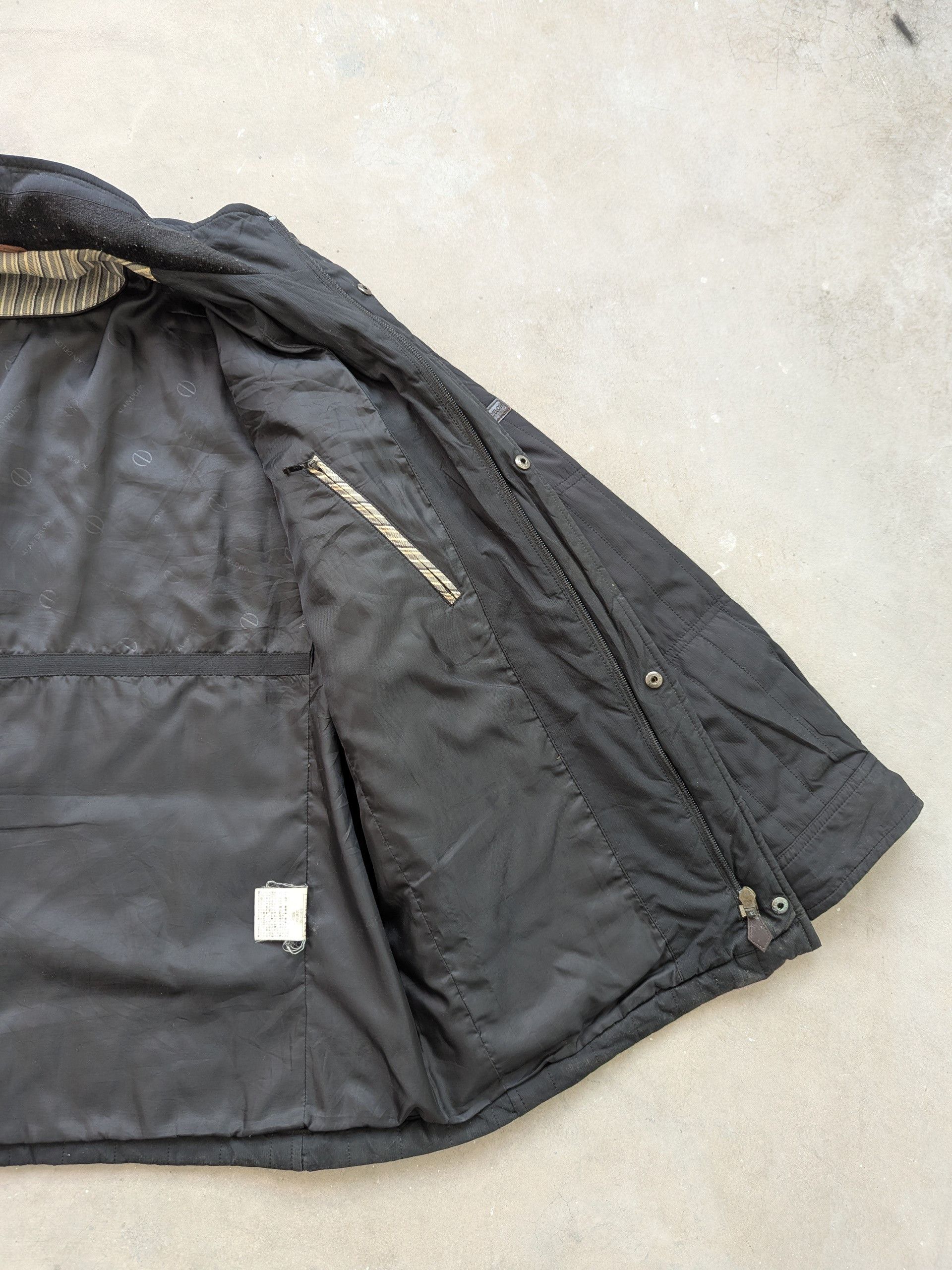 ALAIN DELON × Japanese Brand × Vintage Vintage 1990s Alain Delon Quilted Utility Jacket Size US L / EU 52-54 / 3 - 15 Thumbnail