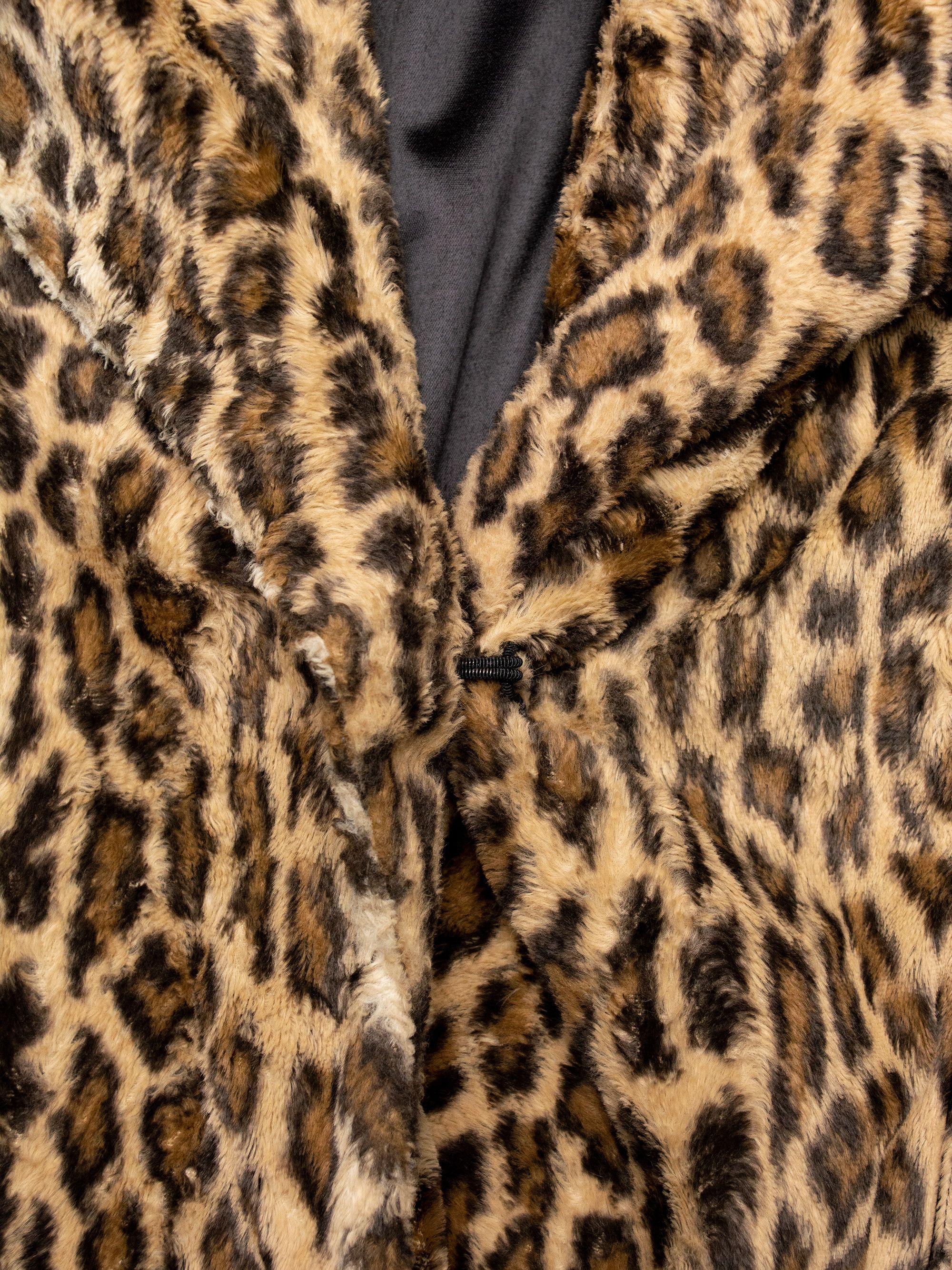 Norma Kamali OMO Norma Kamali - (vintage) - leopard faux fur coat Size M / US 6-8 / IT 42-44 - 12 Thumbnail