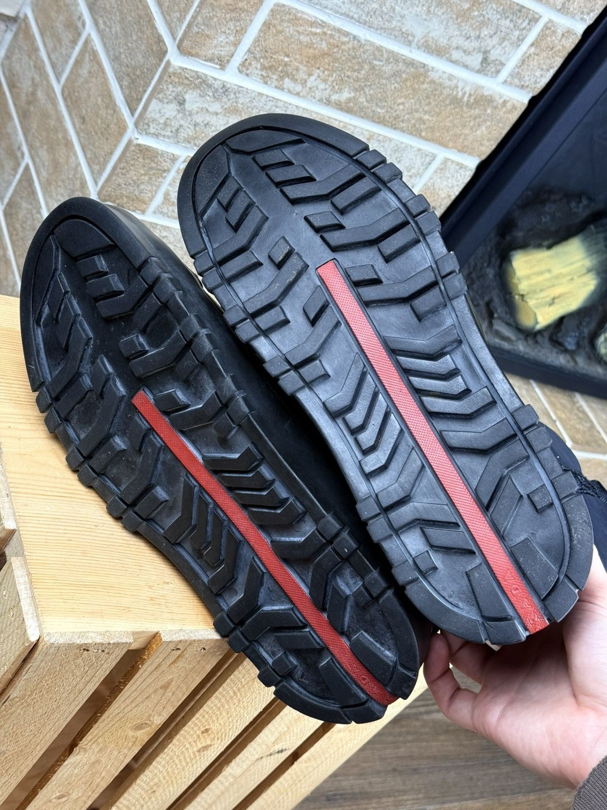 Prada Prada Black Snow Boots Size US 9 / EU 42 - 13 Thumbnail