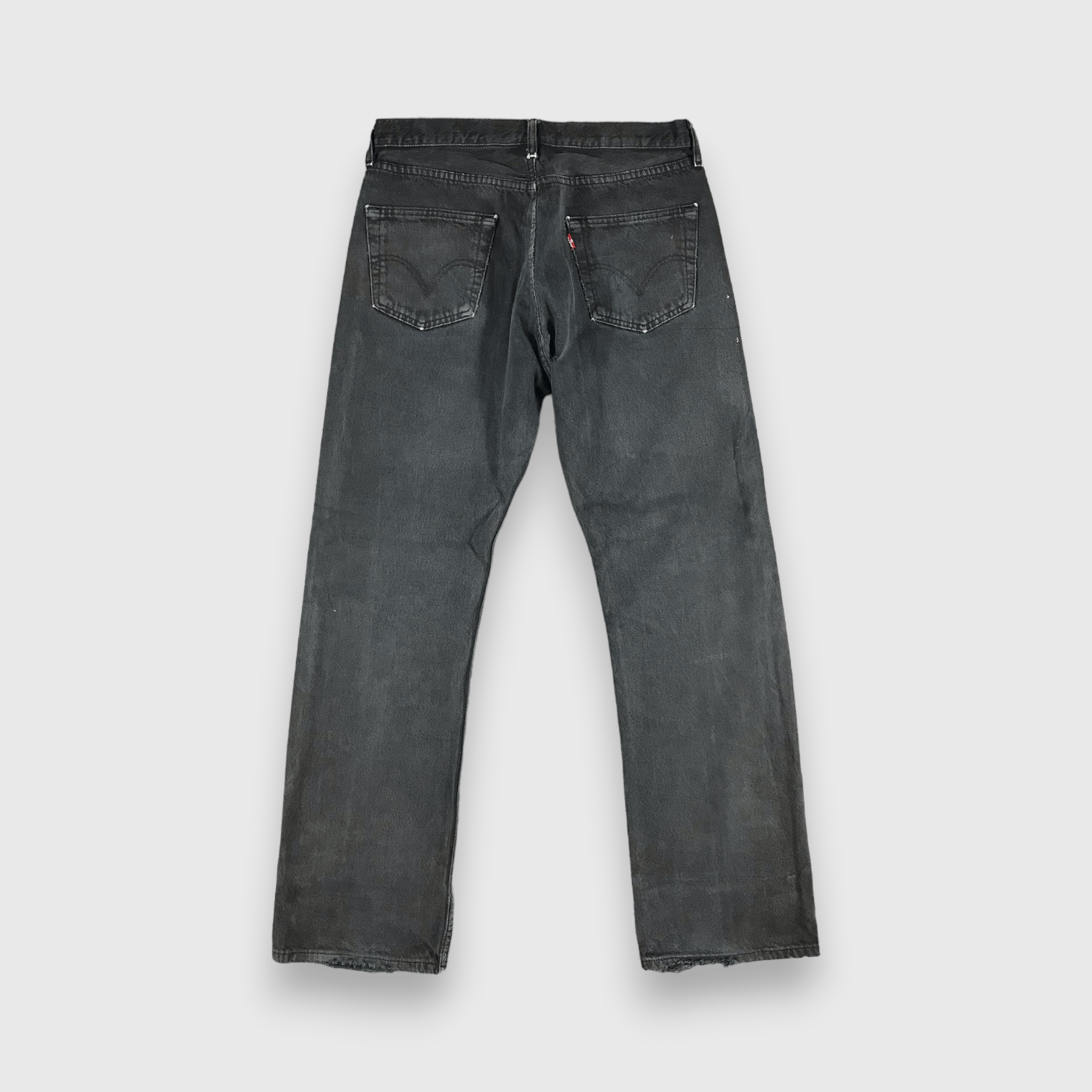 Levi's 90s Vintage Ripped Levis 501 Earth Tone Jeans-J1545 Size US 33 - 2 Thumbnail
