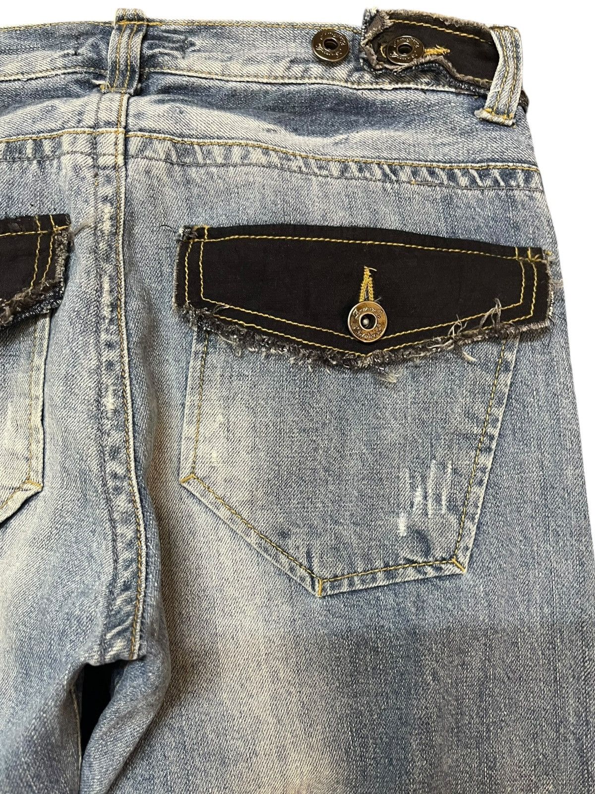 Japanese Brand Vintage Amarantine Seditionaries Three Quarter Denim Size US 31 - 9 Thumbnail