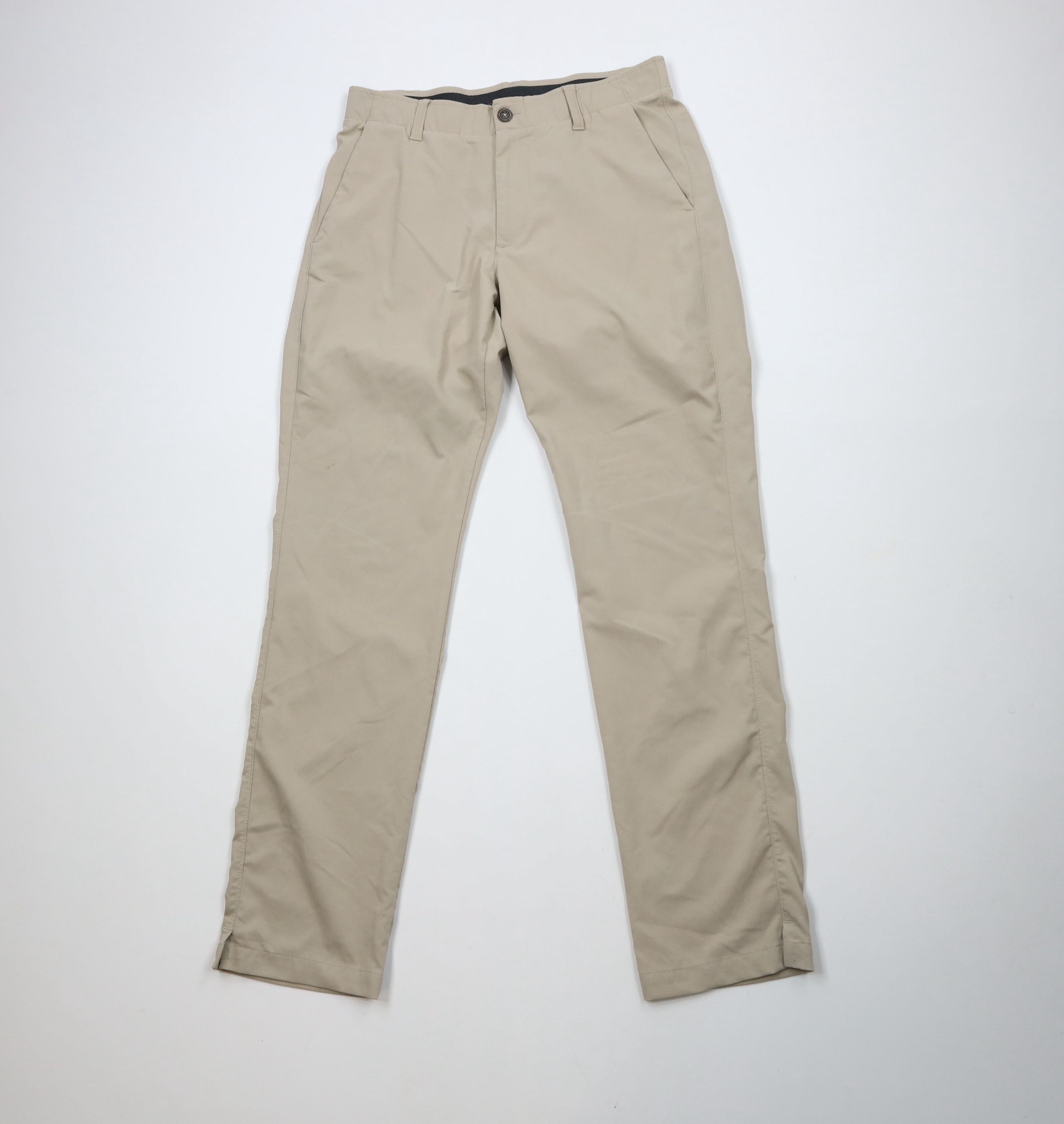 Under Armour × Vintage Under Armour Herringbone UA Showdown Golf Pants Beige Size US 32 / EU 48 - 1 Thumbnail