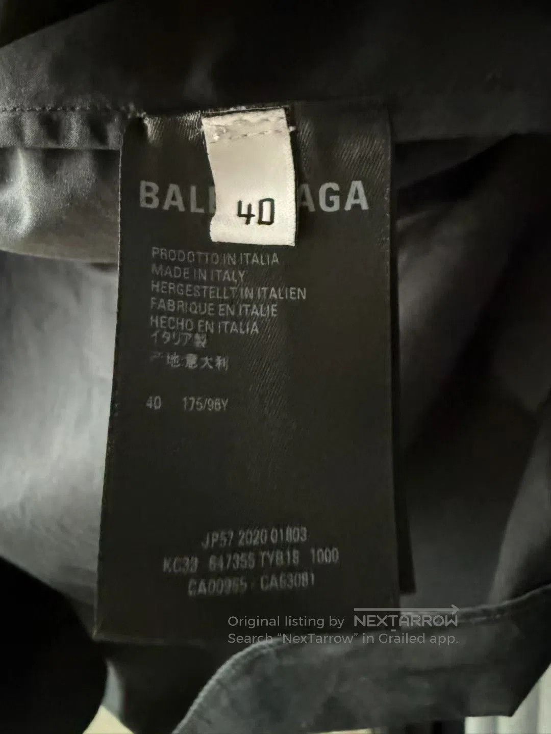 Balenciaga Balenciaga Seven Languages Short Sleeve Shirt. Size US XXS / EU 40 - 4 Thumbnail