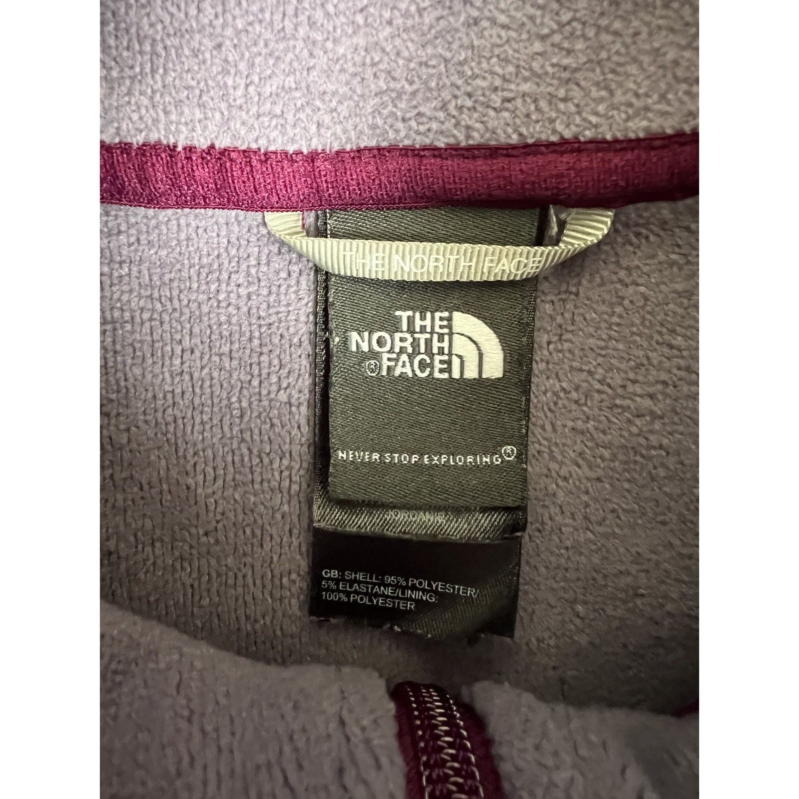 The North Face The North Face Size S Womens Purple Full Zip Fleece Lined Ba Size S / US 4 / IT 40 - 3 Thumbnail