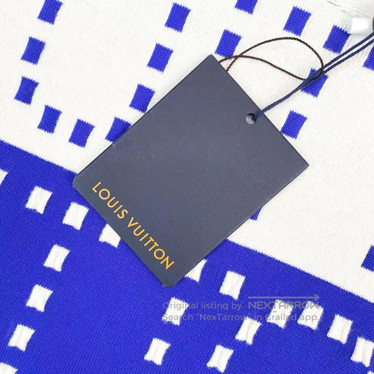 Louis Vuitton Louis Vuitton 23SS letter logo intarsia hoodie| Size M / US 6-8 / IT 42-44 - 6 Thumbnail