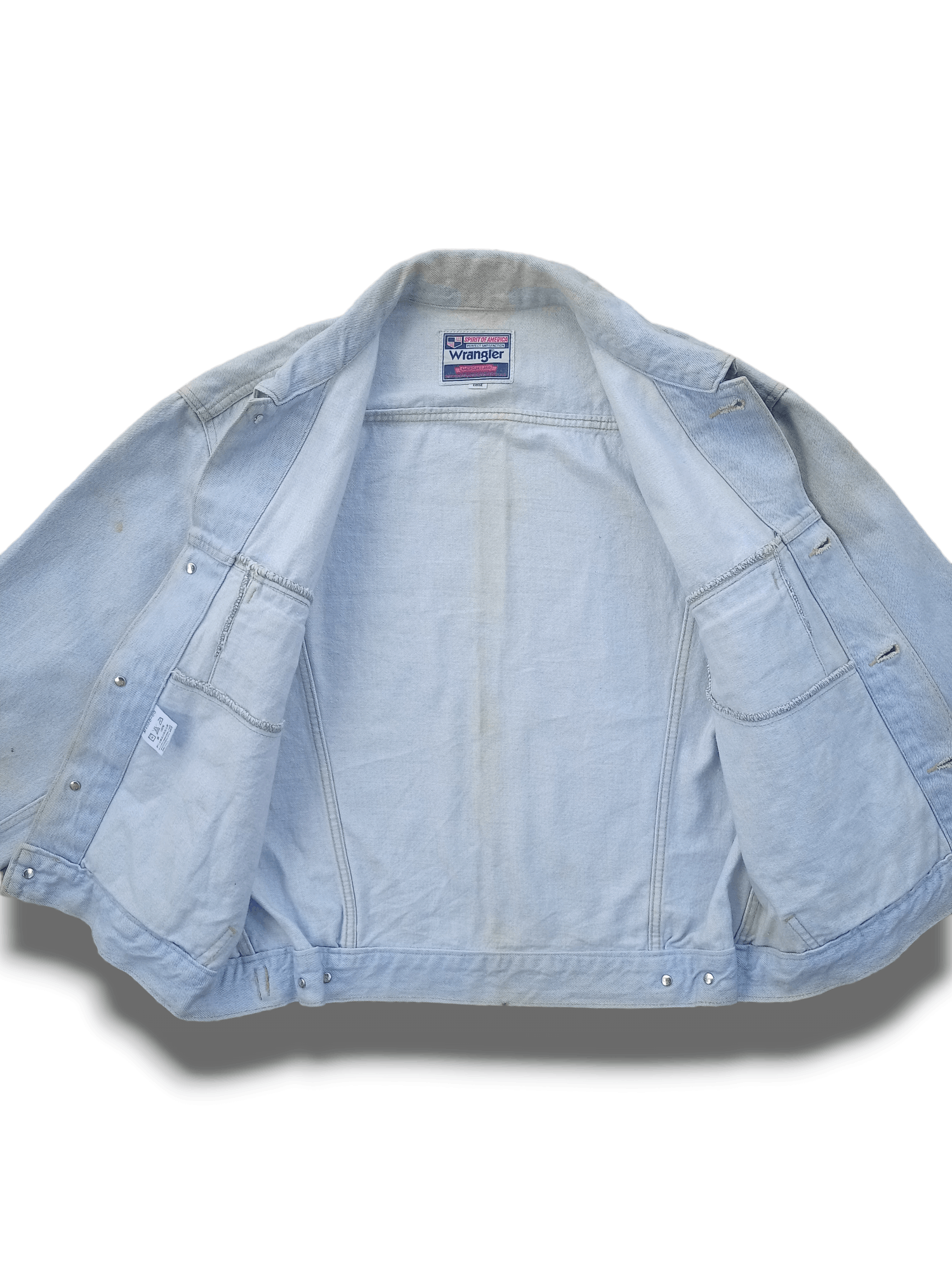 Wrangler Vintage Japan Wrangler Buckle Back Denim Jacket Size Medium Size US M / EU 48-50 / 2 - 6 Thumbnail