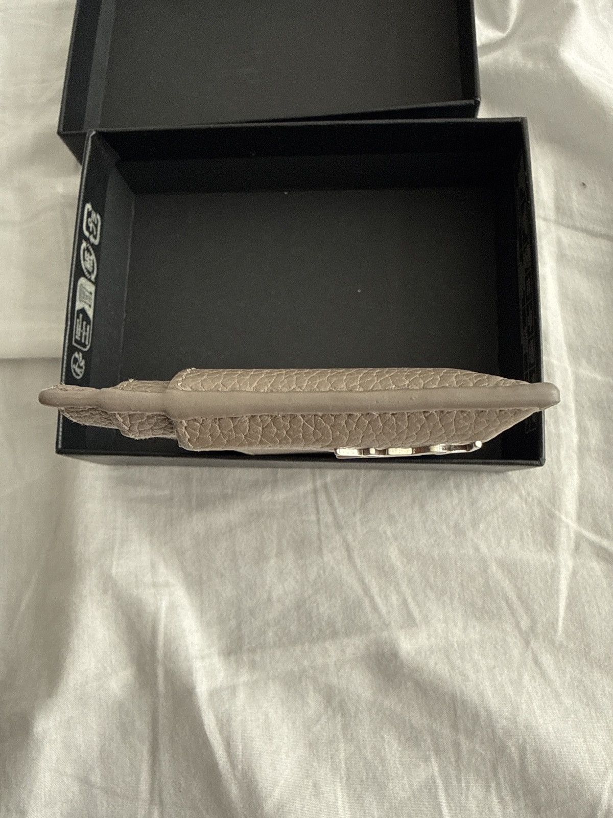Yves Saint Laurent YSL Cassandre Card Holder Gray Brown w/ Box Size ONE SIZE - 7 Thumbnail