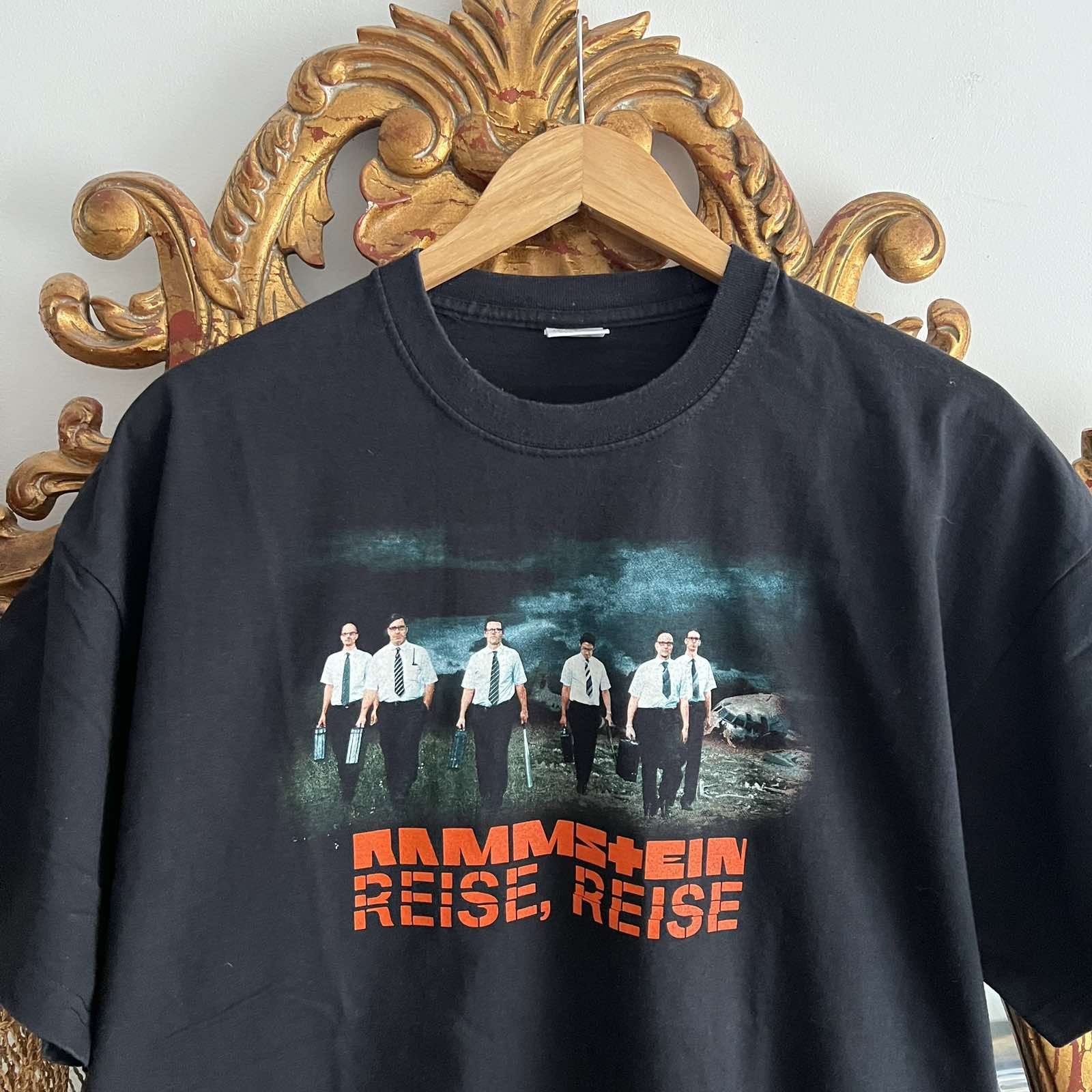 Band Tees Vintage Rammstein reise reise 2004 tour t-shirt Size US XL / EU 56 / 4 - 3 Thumbnail