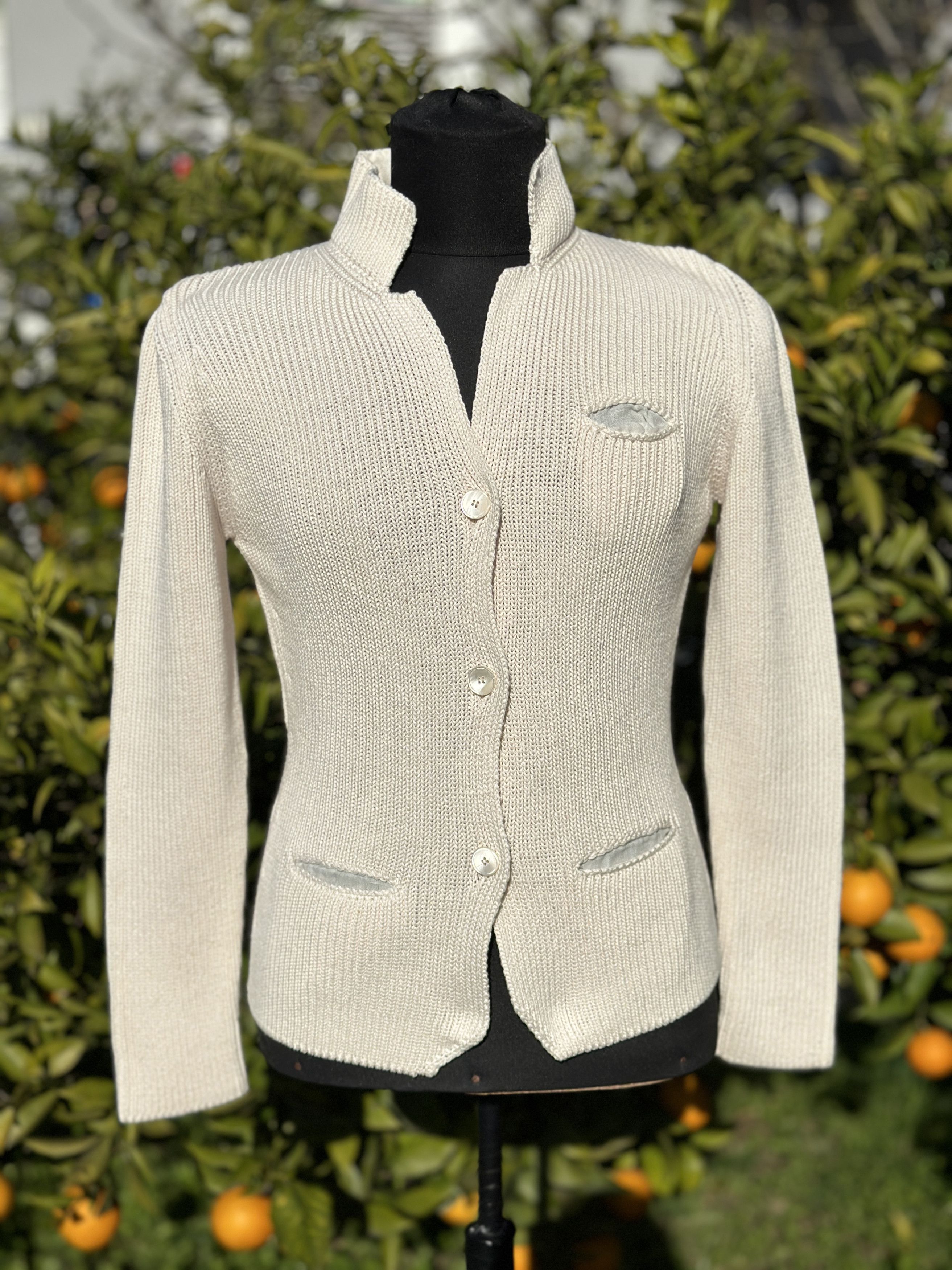 Brunello Cucinelli Brunello Cucinelli Cotton Knit Cardigan Slim Fit Size M Size M / US 6-8 / IT 42-44 - 1 Thumbnail