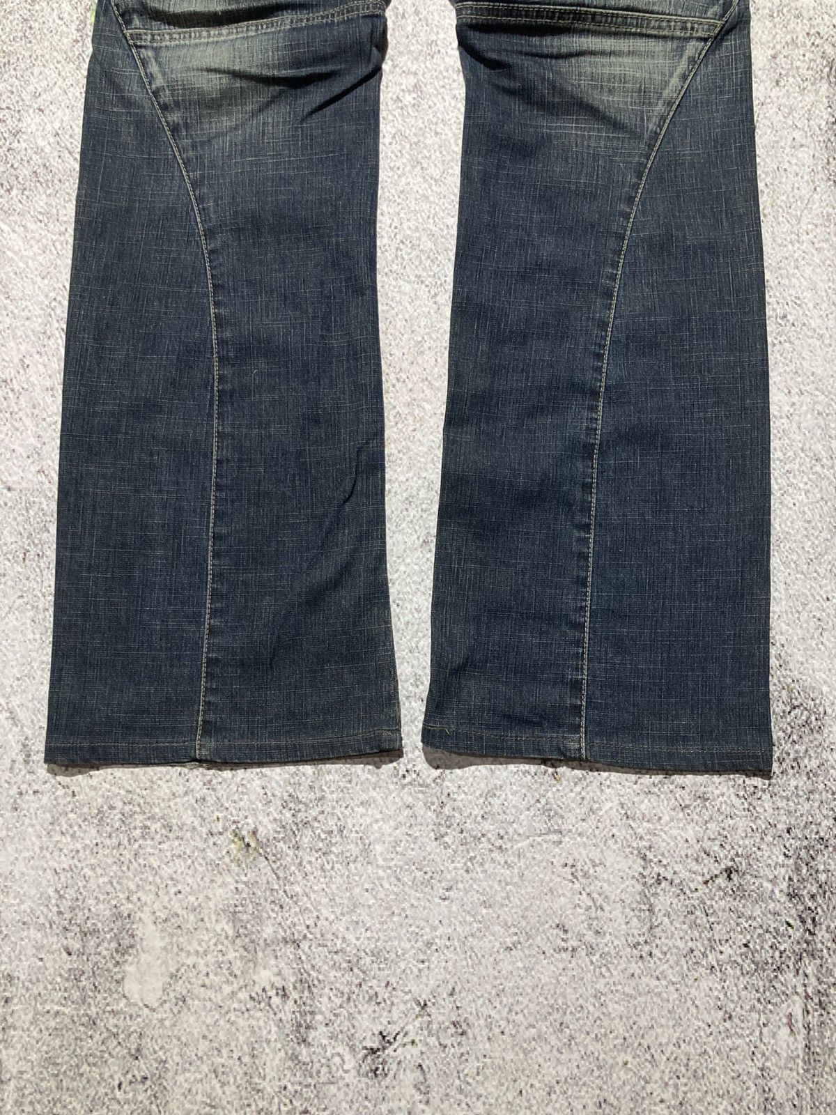 Marithe + Francois Girbaud 2000s Marithe + Francois Girbaud Distressed Bootcut Jeans Size US 28 / EU 44 - 7 Thumbnail