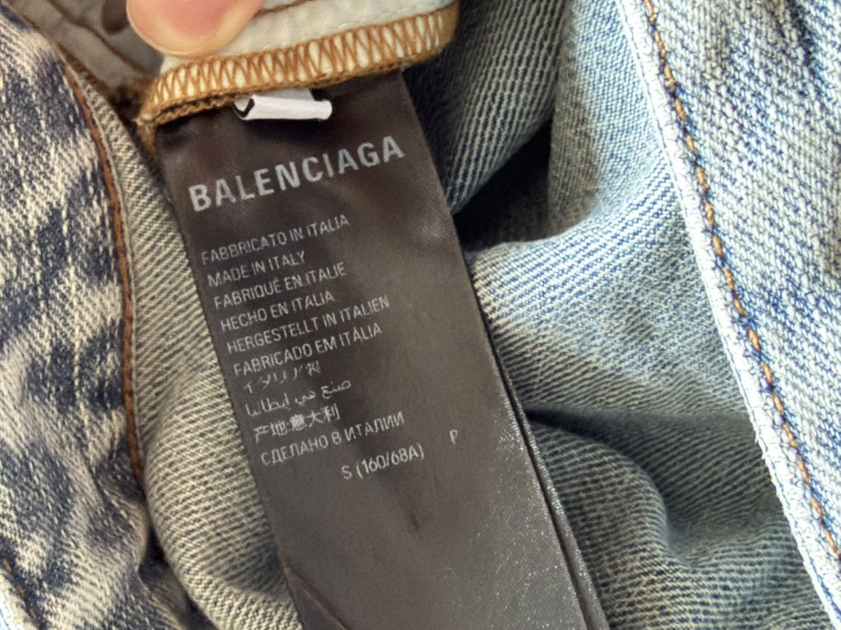 Balenciaga SS25 BALENCIAGA BAGGY DENIM INDIGO RINGS JEANS Size US 30 / EU 46 - 6 Thumbnail