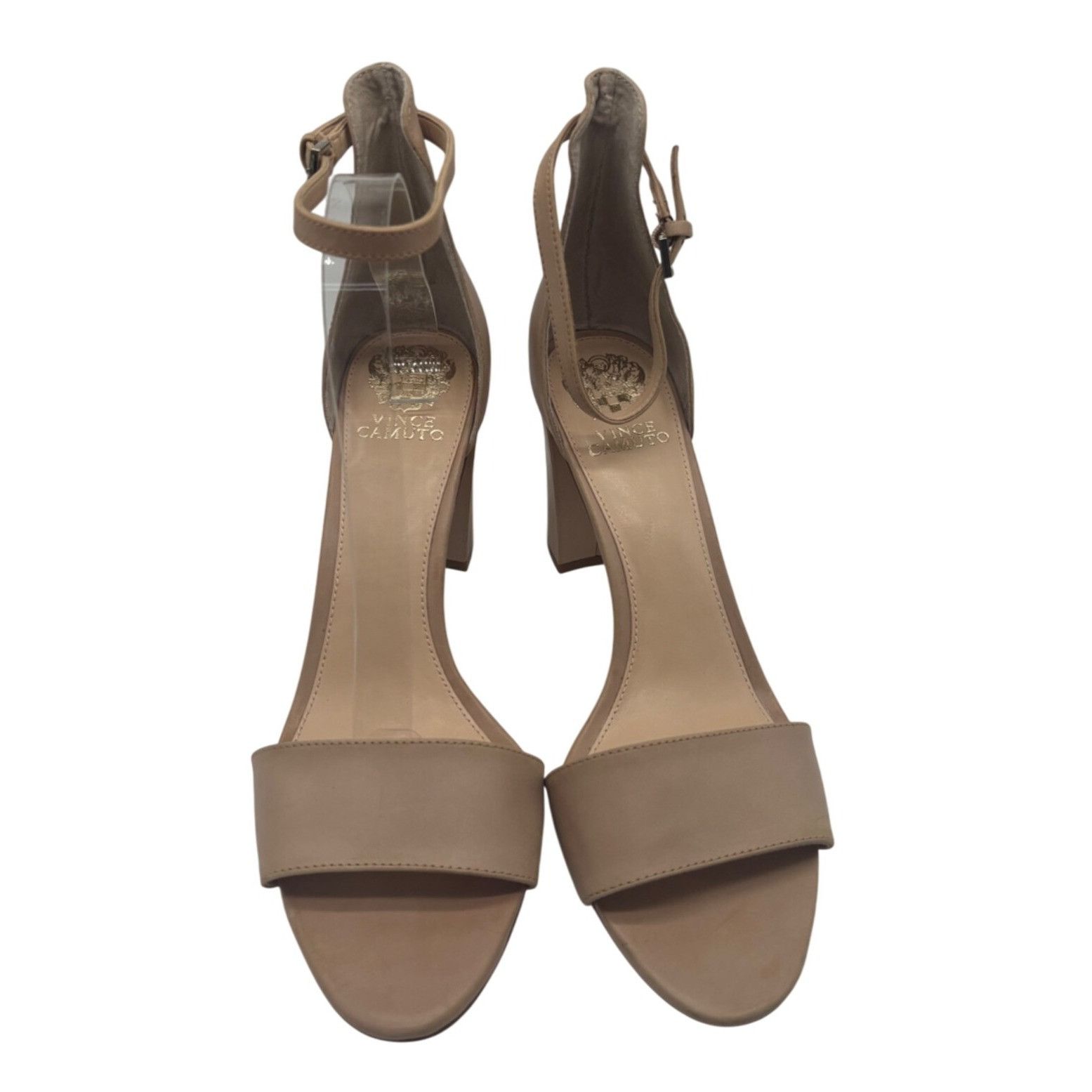 Vince Camuto Vince Camuto Corlina Leather Dress Sandals, Size 11, M, Nude Size US 11 / IT 41 - 4 Thumbnail