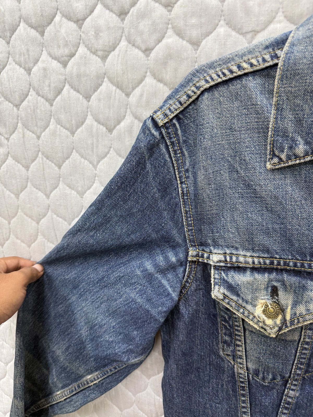 Levi's 🔥🔥🔥ARCHIVE VTG LEVIS BIG E TRUCKER JACKET Size US M / EU 48-50 / 2 - 13 Thumbnail