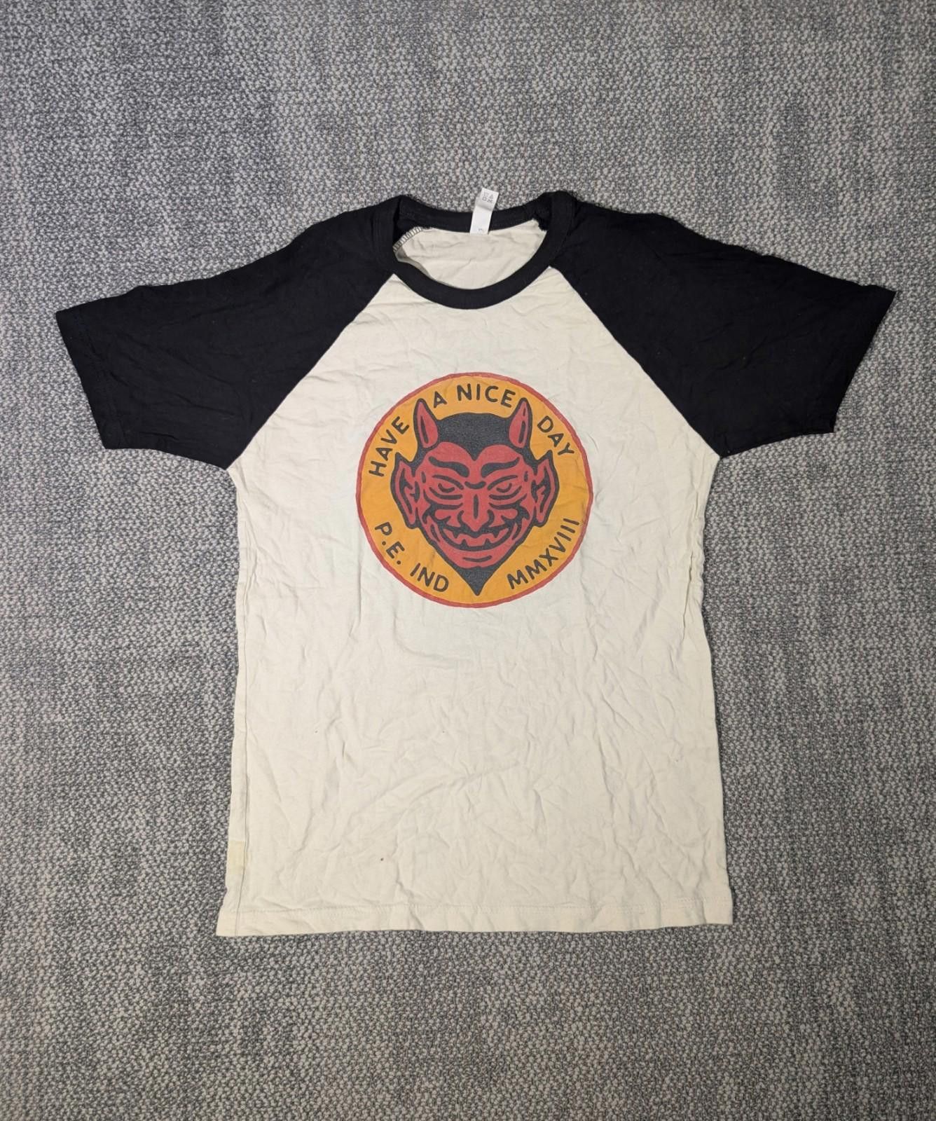 Next Level Apparel Have A Nice Day Raglan Devil Small Shirt Next level Apparel Size US S / EU 44-46 / 1 - 1 Thumbnail