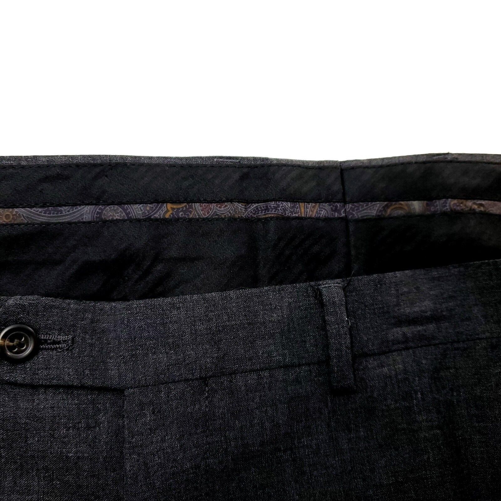 Lauren Ralph Lauren Lauren Ralph Lauren Wool Polyester Dress Pants 43/29 Gray Hi Size 42R - 2 Thumbnail