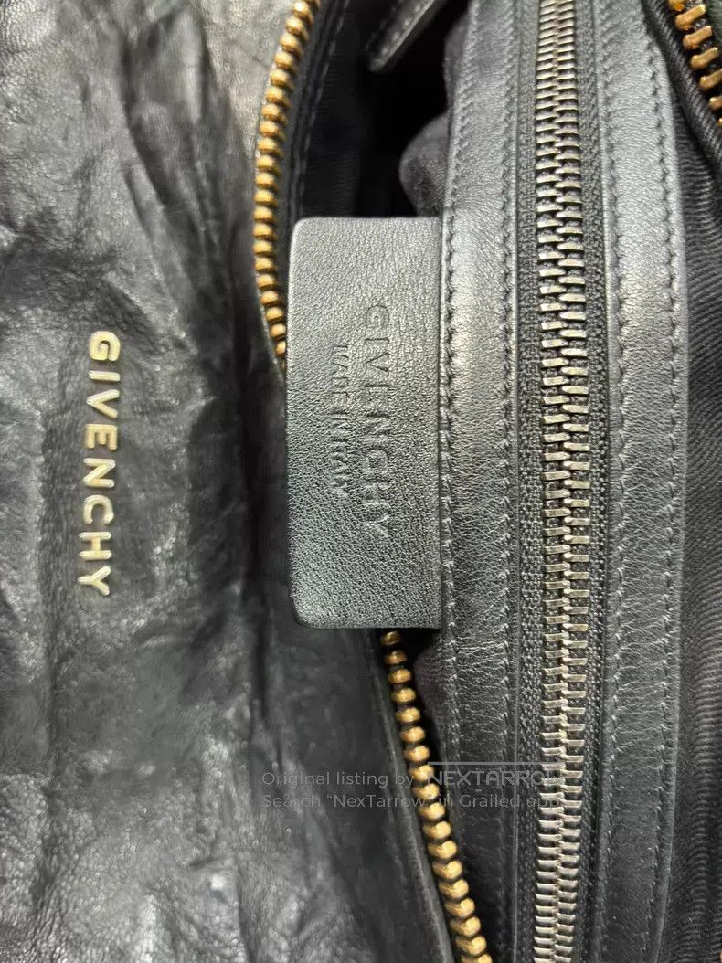 Givenchy Givenchy Pandora Soft Box, Crumpled Wax Leather, Black and Size ONE SIZE - 7 Thumbnail