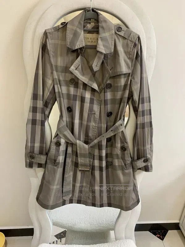 Burberry Burberry Multicolor Spring Autumn Long Trench Coat. Size S / US 4 / IT 40 - 2 Thumbnail