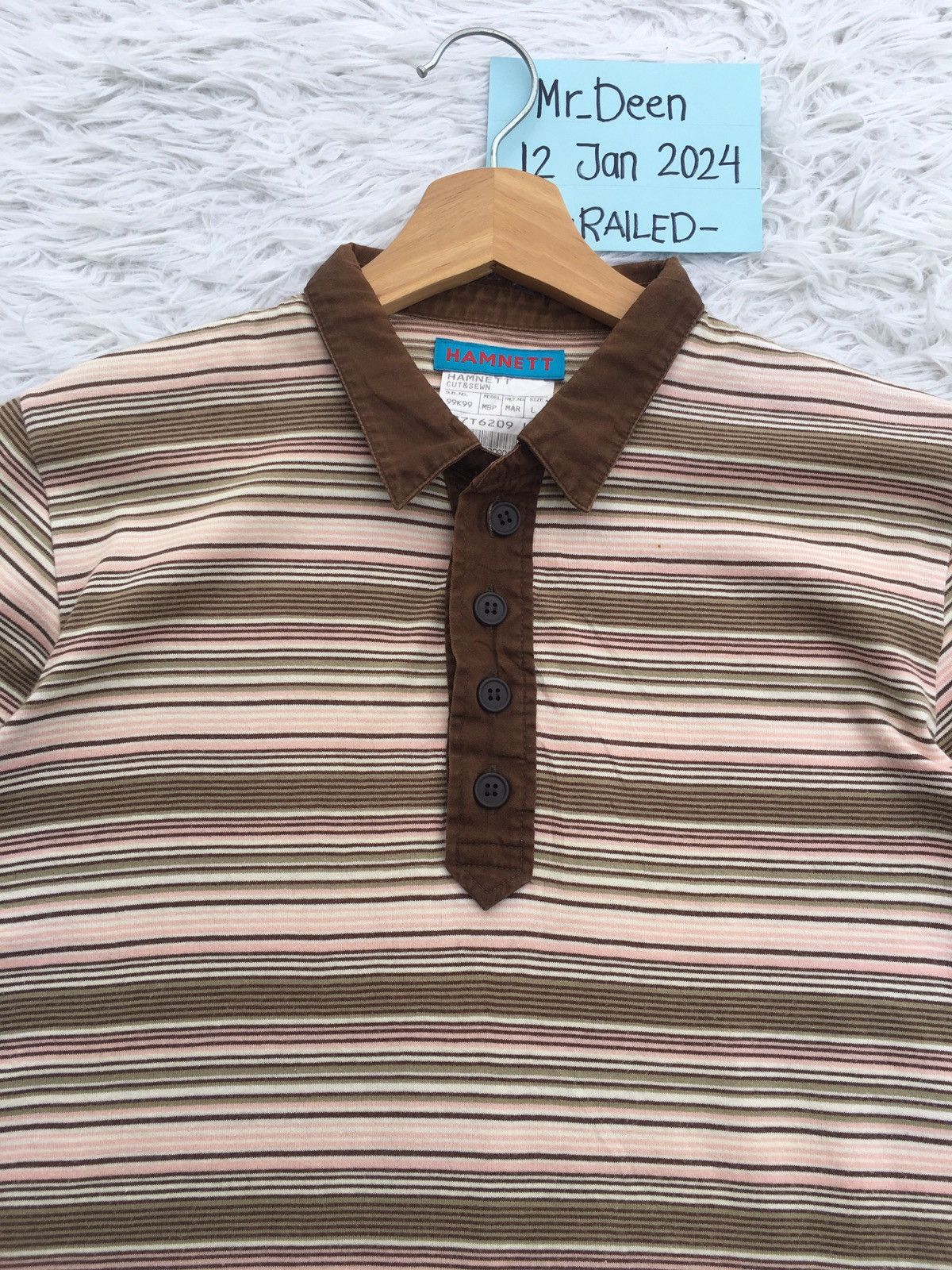 Katharine Hamnett London Rare Vintage HAMNETT London Stripes Tshirt Size US M / EU 48-50 / 2 - 6 Thumbnail