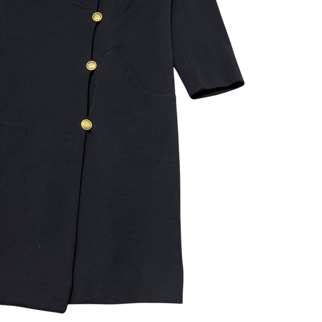 Lanvin Vintage Lanvin Paris Wool Gold Button Coat Size M / US 6-8 / IT 42-44 - 4 Thumbnail