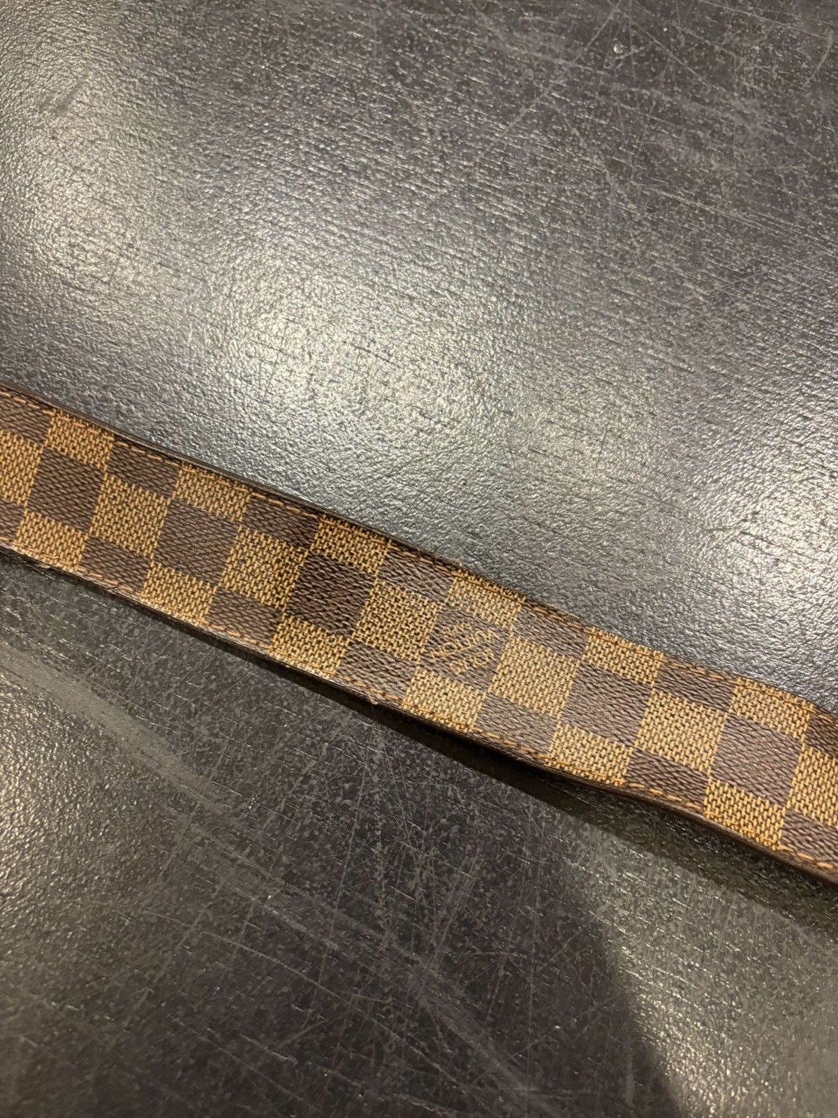 Louis Vuitton Louis Vuitton Square Buckle Damier Belt - Brown Size 36 - 5 Thumbnail