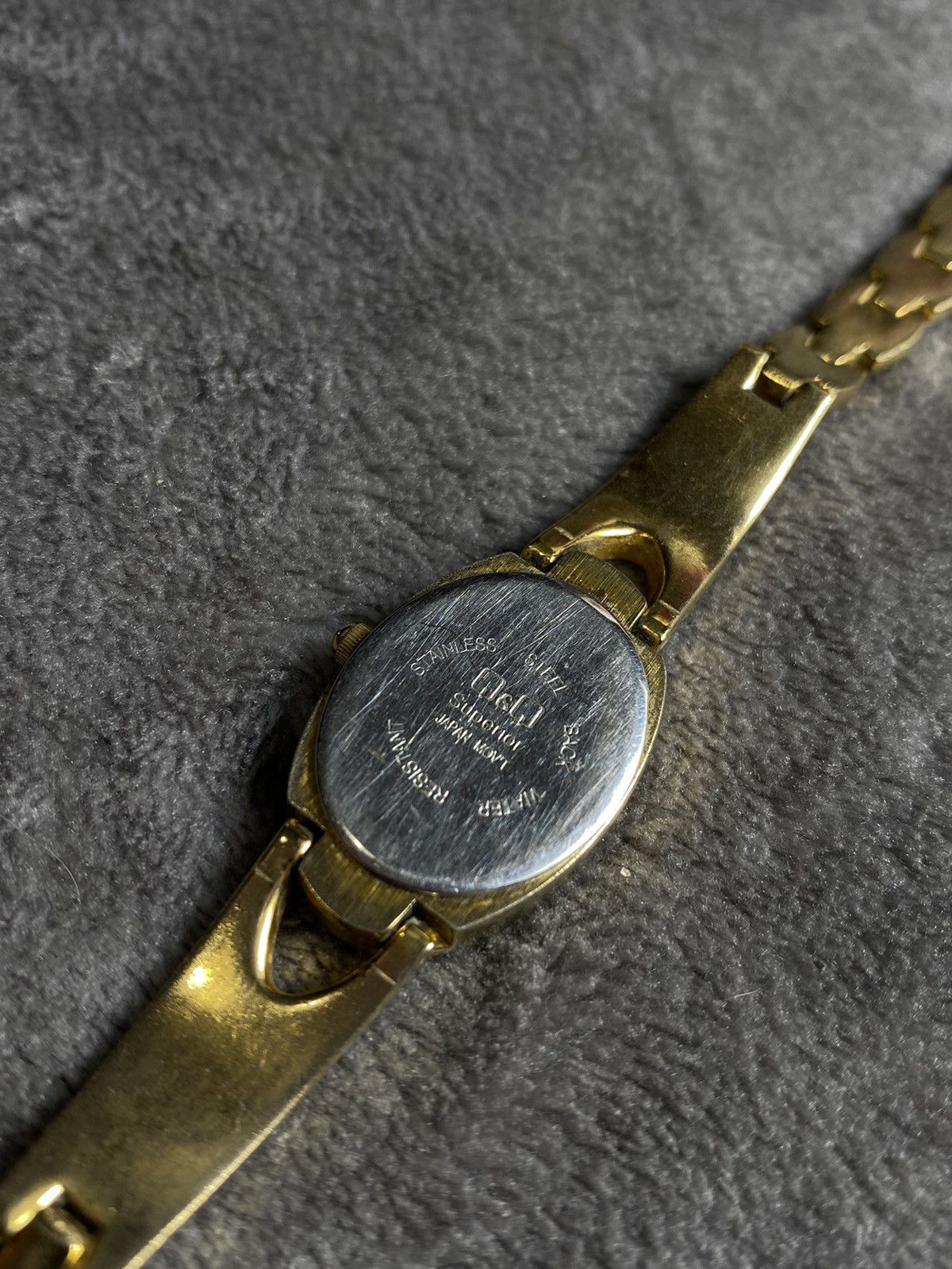 Japanese Brand Futuristic Vintage Japanese Style Gold Watch - Work 100% Size ONE SIZE - 6 Thumbnail