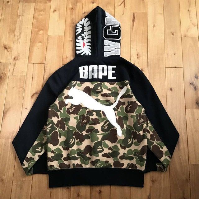 Bape × Puma Puma × BAPE camo shark full zip hoodie a bathing ape Size US S / EU 44-46 / 1 - 2 Thumbnail