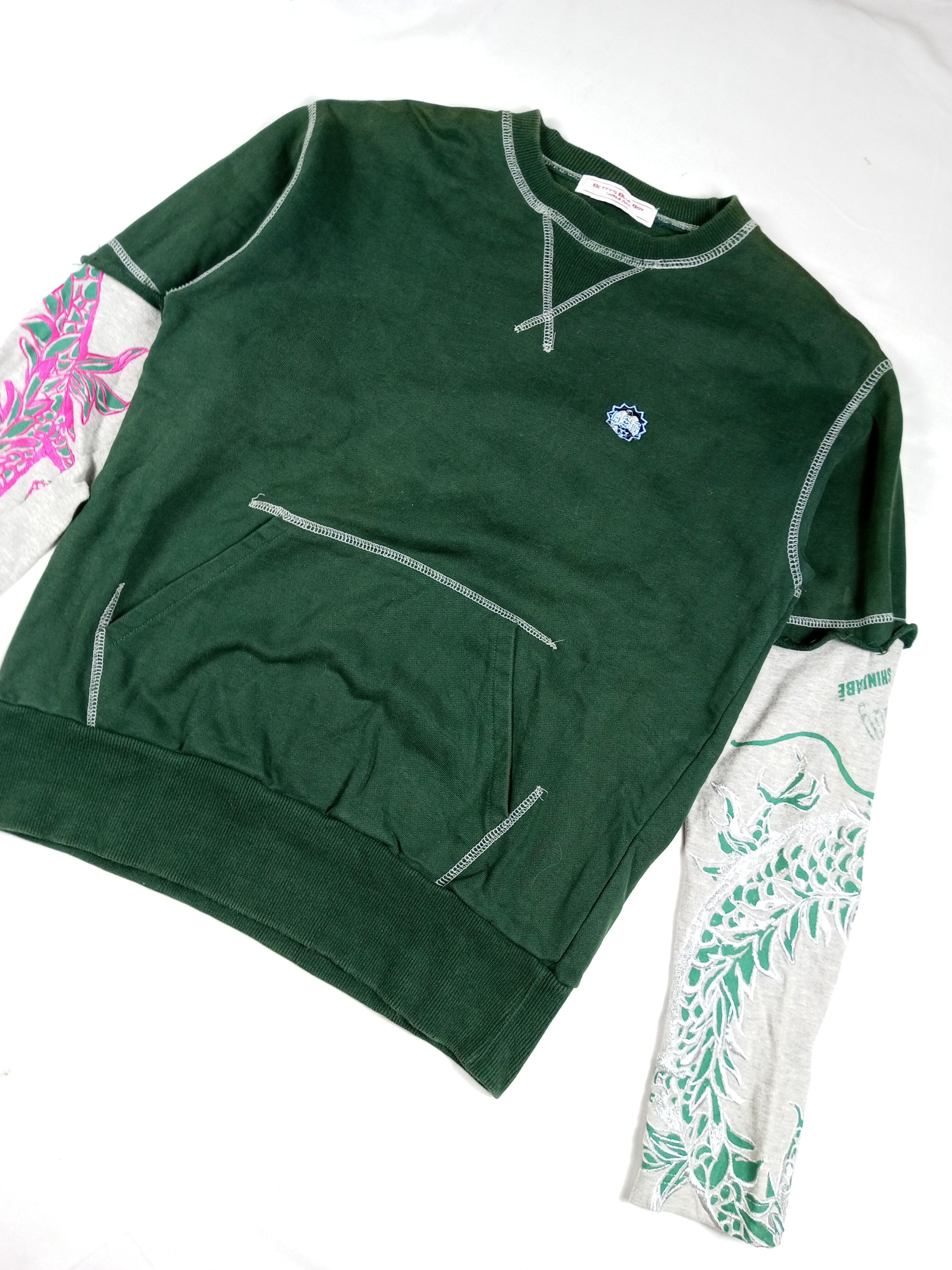 Beauty Beast Betty Blue Shinji Abe LS Dragon Embroidery Sweatshirt Size US M / EU 48-50 / 2 - 2 Thumbnail