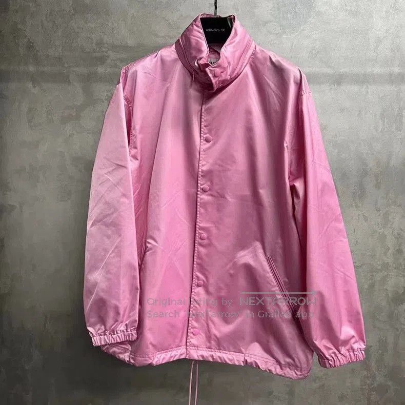 Balenciaga Balenciaga Pink Logo Embroidered Jacket. Size US XS / EU 42 / 0 - 2 Thumbnail