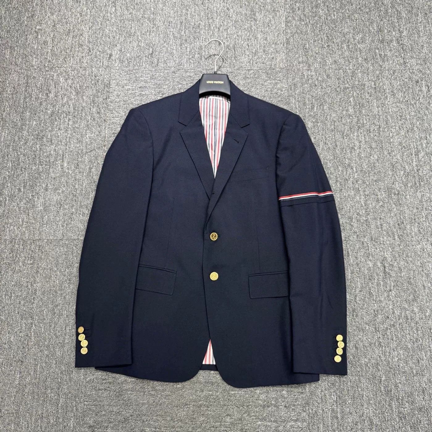 Thom Browne thom browne navy stripe blazer jacket Size US M / EU 48-50 / 2 - 1 Thumbnail