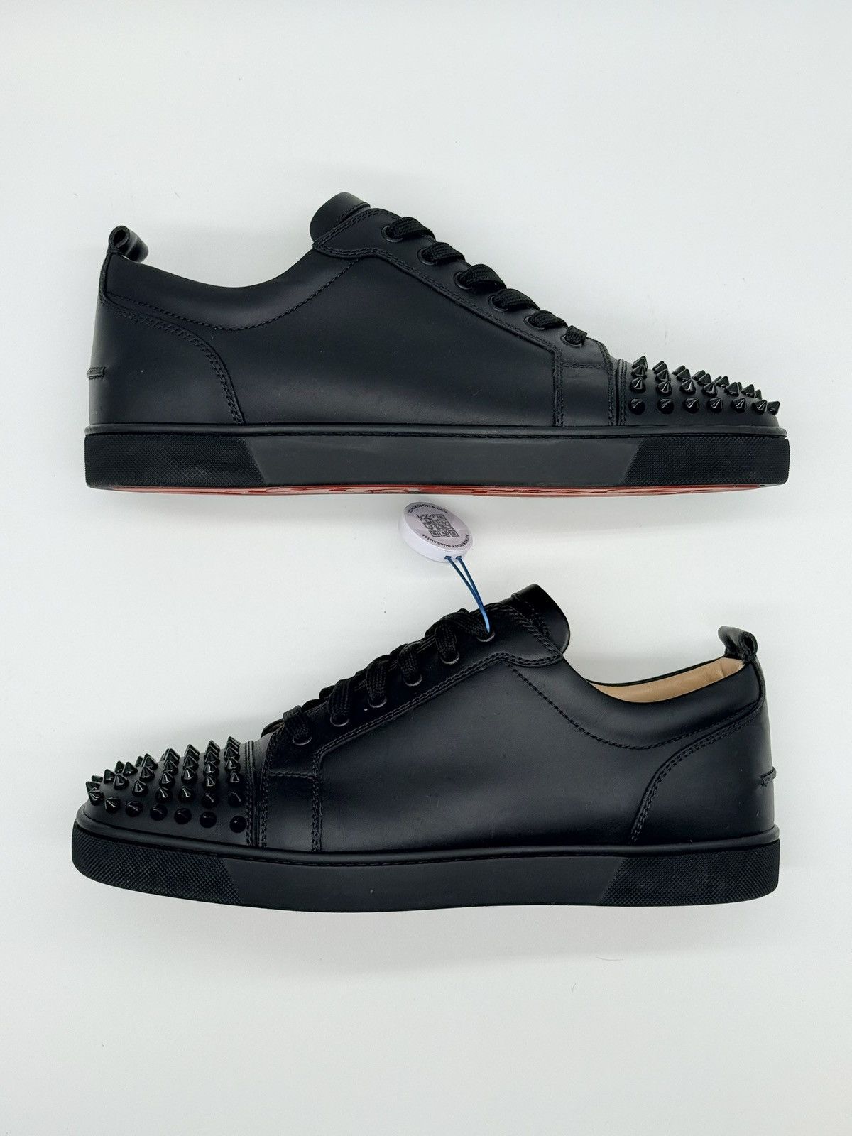 Christian Louboutin WORN ONCE Size 11.5 - Christian Louboutin Low Black Spikes Size US 11.5 / EU 44-45 - 2 Thumbnail