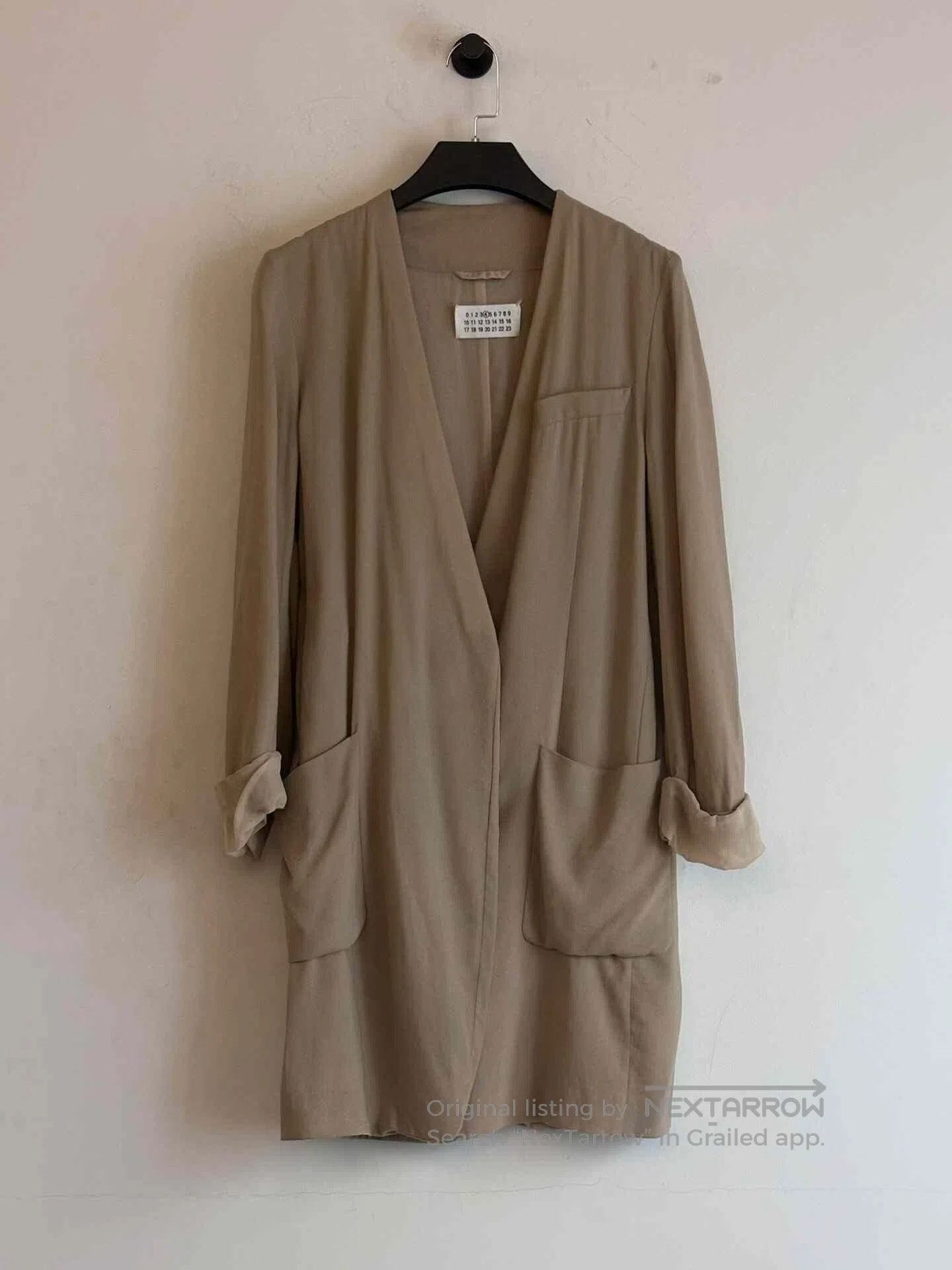 Maison Margiela Maison Martin Margiela SS2011 Sheer Collarless Coat. Size S / US 4 / IT 40 - 1 Thumbnail