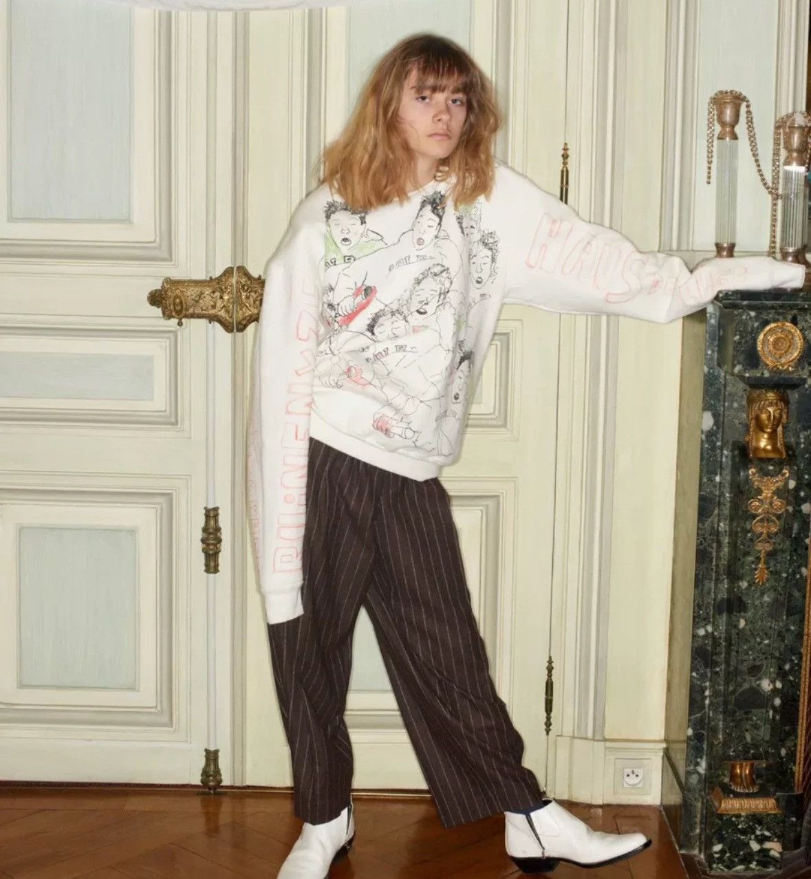 Enfants Riches Deprimes Enfants Riches Deprime's melancholic old hoodies Size US L / EU 52-54 / 3 - 6 Thumbnail