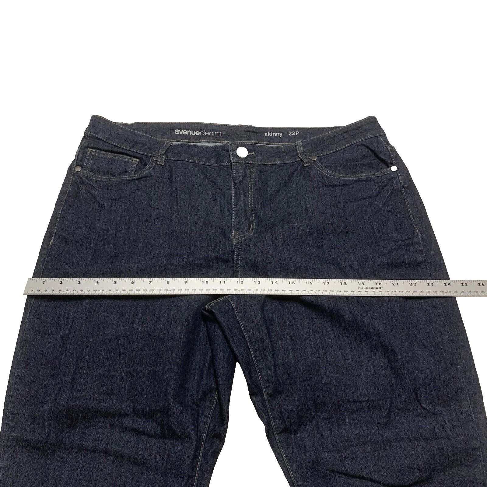 Other Avenue Denim Jeans Women's 22P Plus Dark Blue Stretch Size 42" / US 20 - 4 Thumbnail
